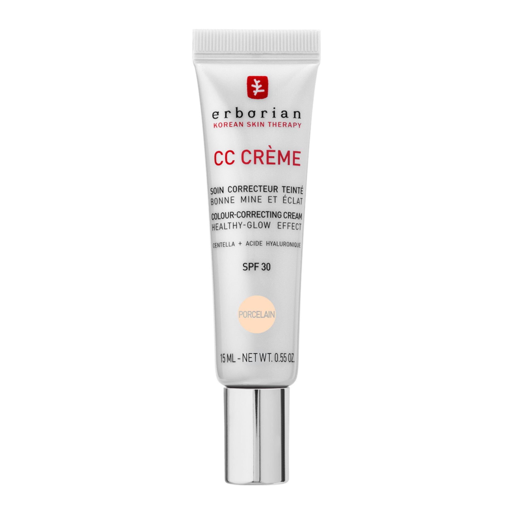 Erborian - Cc Crème Porcelain Soin Correcteur Teinté Spf30 15ml