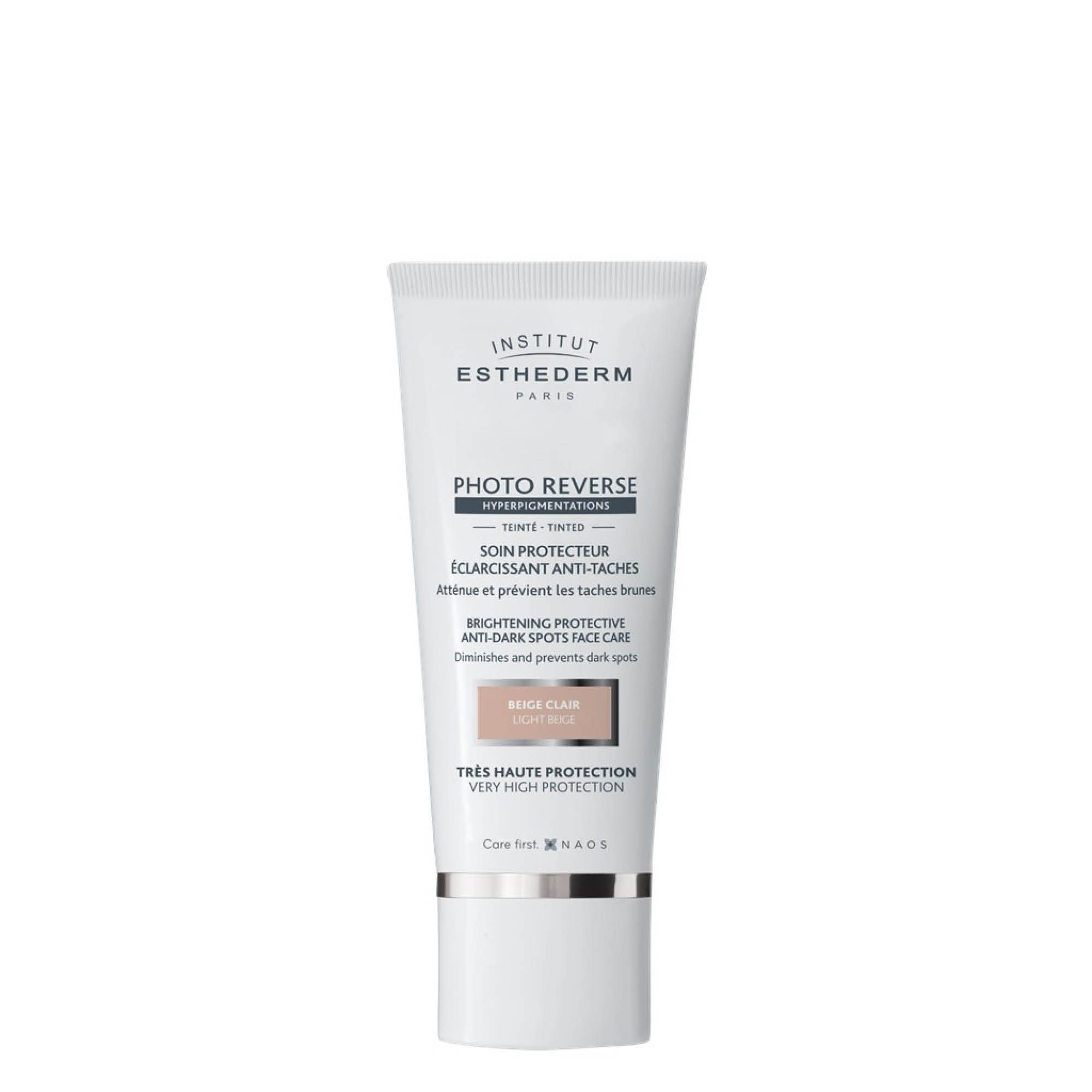 Esthederm - Photo Reverse Teinté Soin Protecteur Eclaircissant Anti-taches Beige Clair 50ml