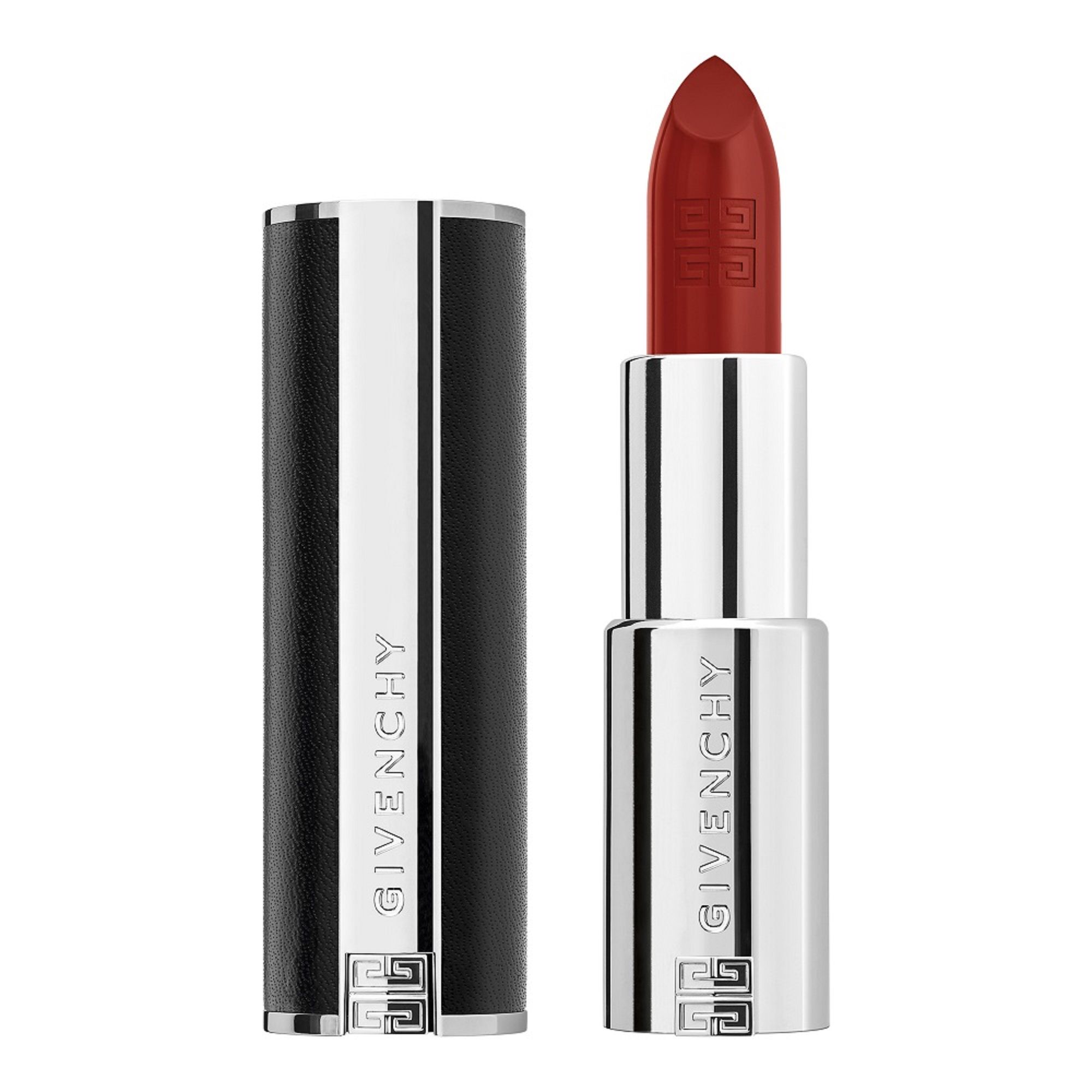 Givenchy - Le Rouge Interdit Intense Silk Rouge À Lèvres Fini Soyeux Couleur Lumineuse Rechargeable N°37 Rouge Grainé
