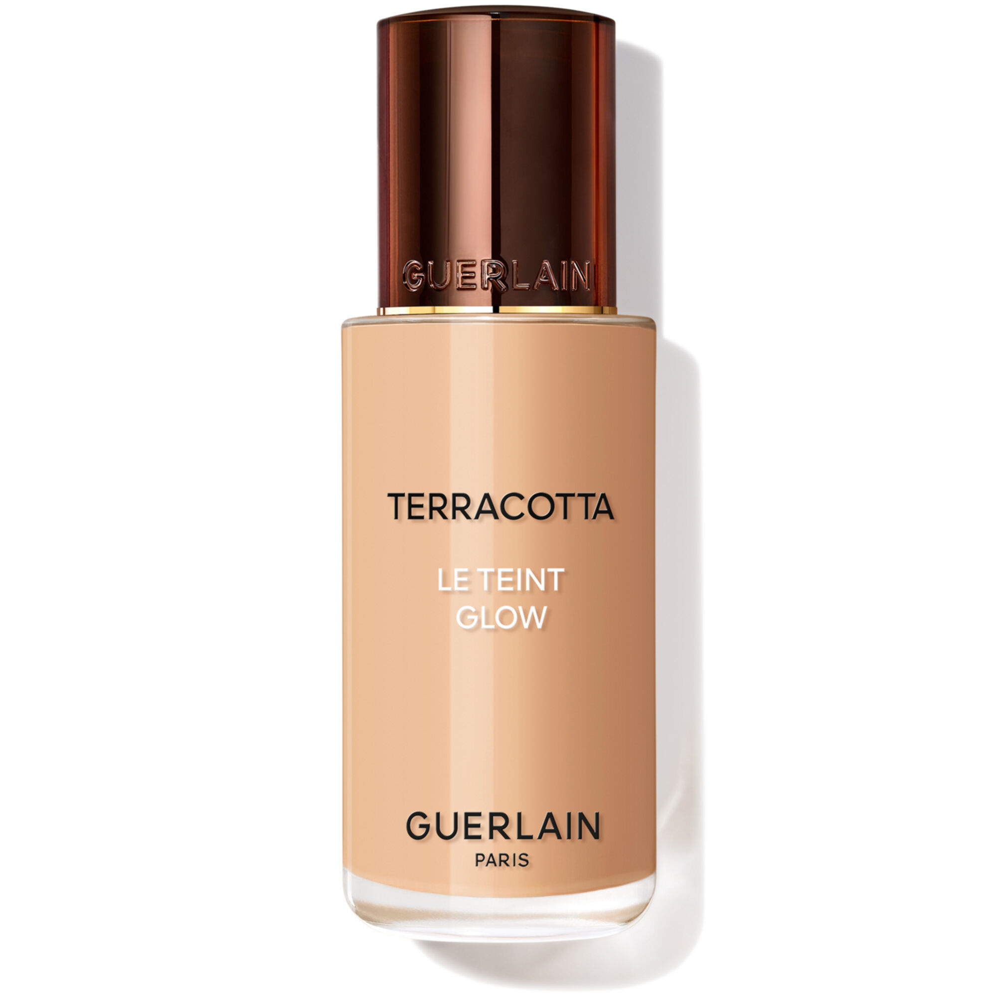 Guerlain - Terracotta Le Teint Glow Fond De Teint Éclat Naturel Longue Tenue - Sans Transfert 3w Warm / Doré