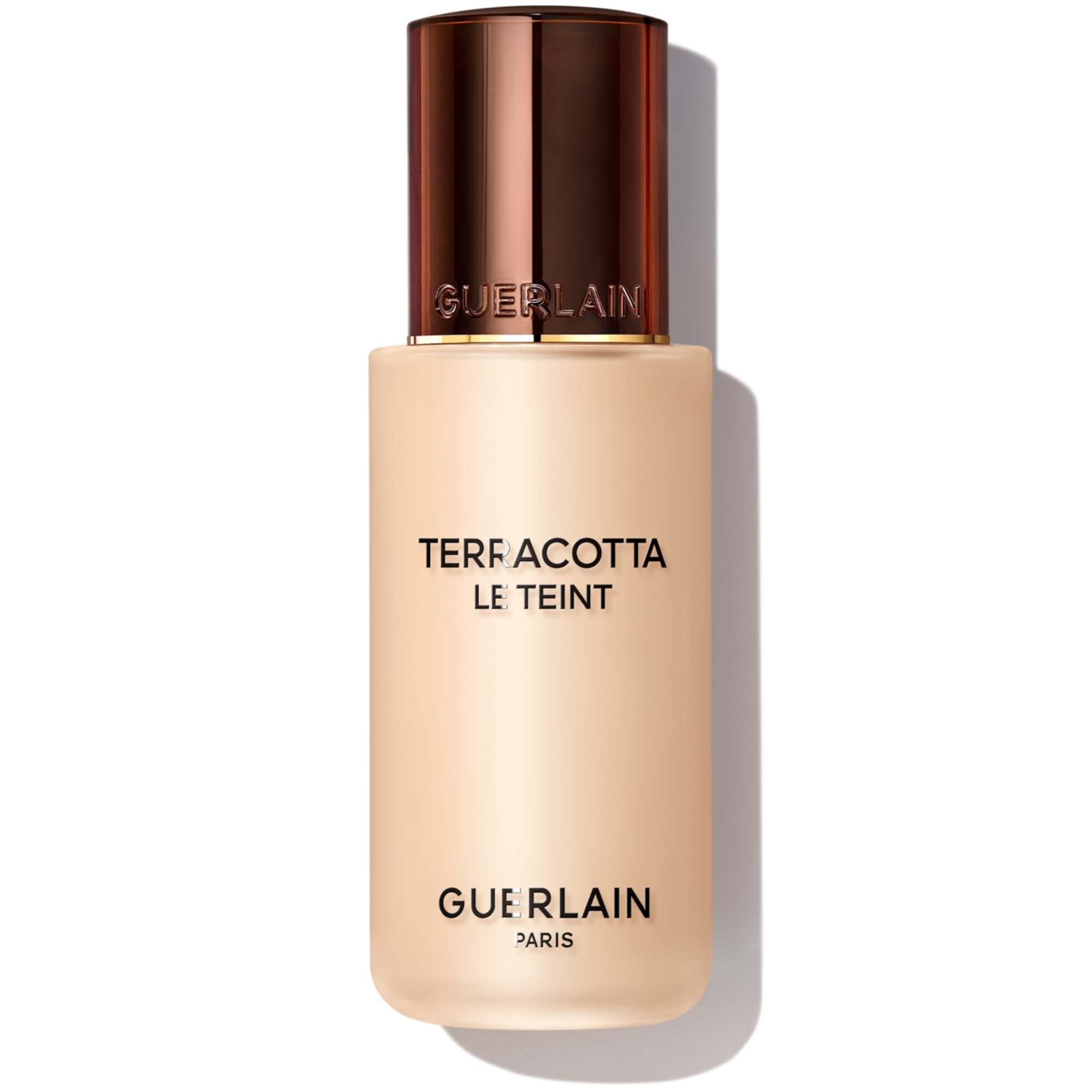 Guerlain - Terracotta Le Teint Fond De Teint Perfection - Fini Mat Lumineux - Longue Tenue - Sans Transfert 0.5w Warm / Doré