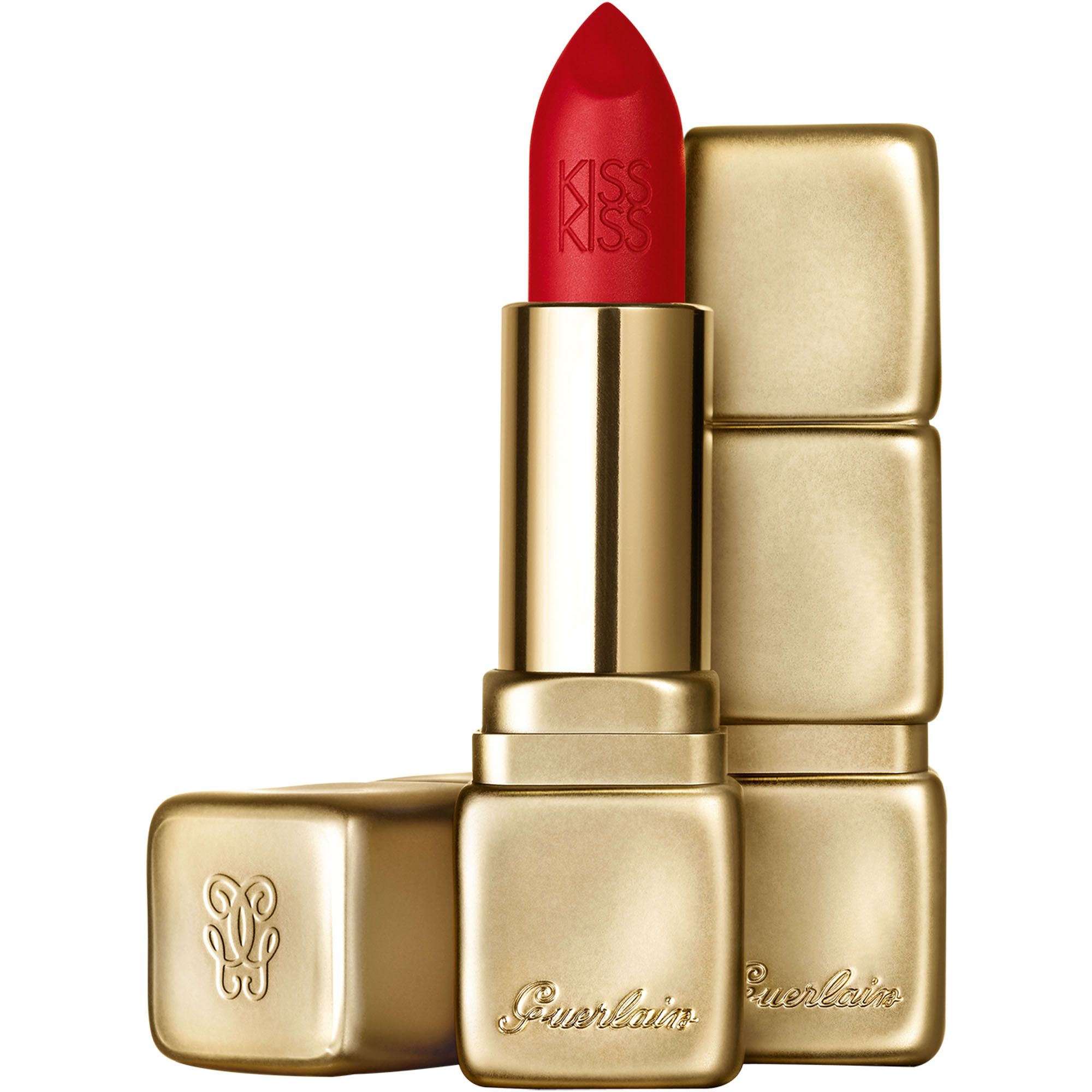 Guerlain - Kisskiss Matte Le Rouge Mat Hydratant L'original French Kisskiss En Version Mat 331 Chilli Red