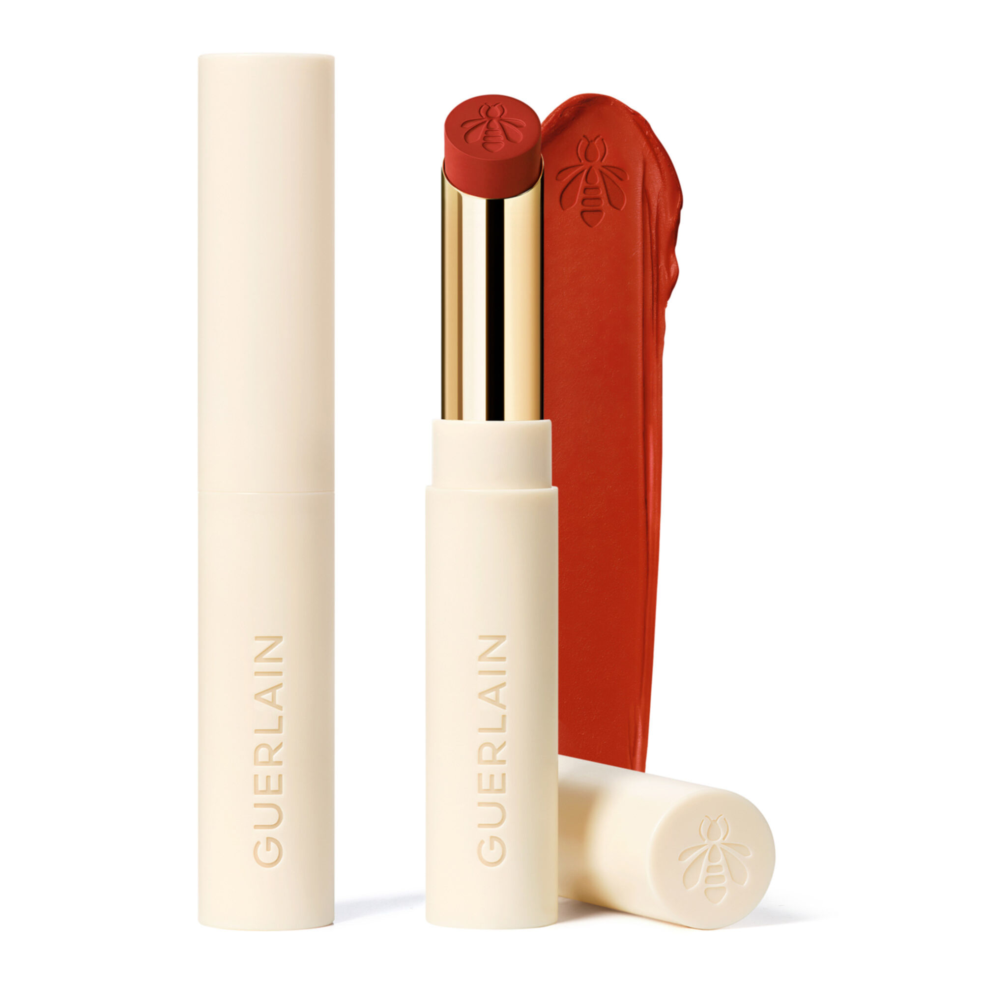 Guerlain - Kisskiss Le Rouge À Lèvres Intense Au Miel - Recharge 668 Warm Marigold