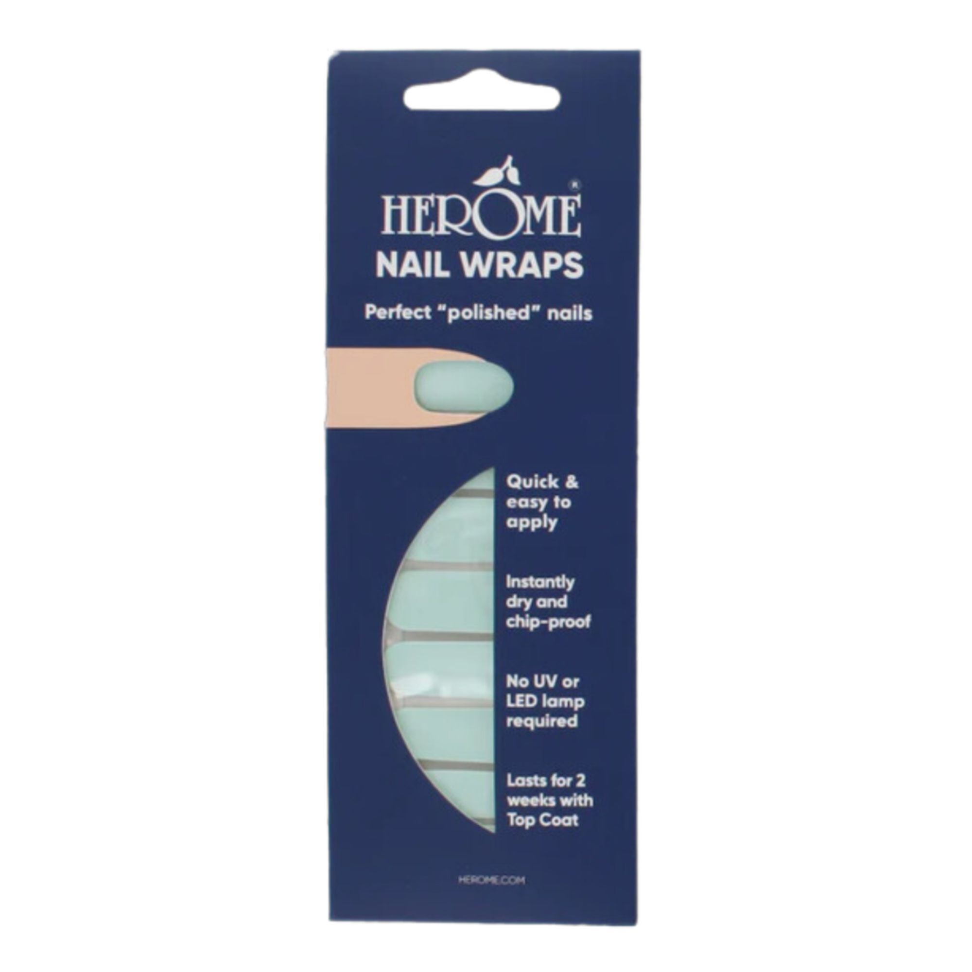 Hérôme Unisex - Nail Wraps Vernis À Ongles Adhésif Mint