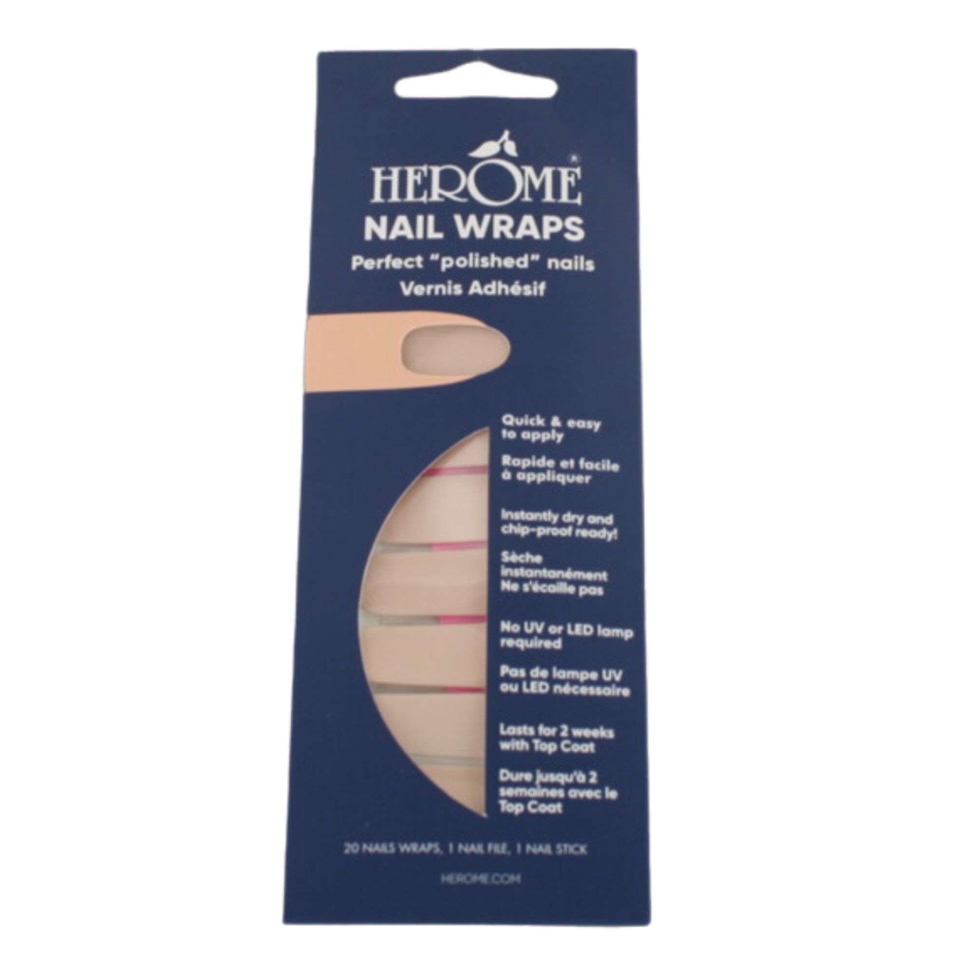 Hérôme - Nail Wraps Vernis À Ongles Adhésif Champagne