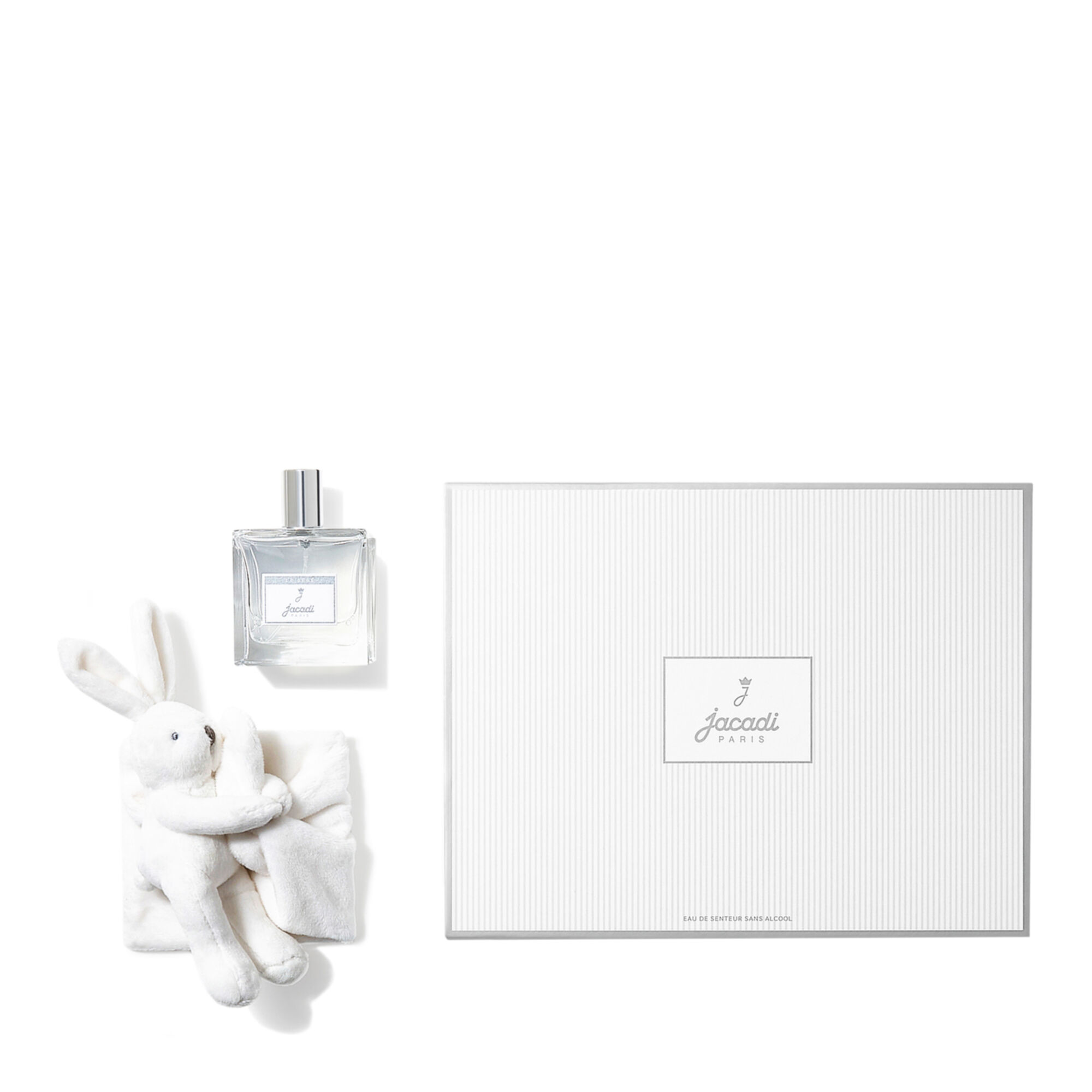 Jacadi - Coffret Le Bébé Coffret Eau De Senteur Le Bébé 100ml Et Son Doudou Lapin Coffret Eau De Toilette 100ml Et Doudou Lapin