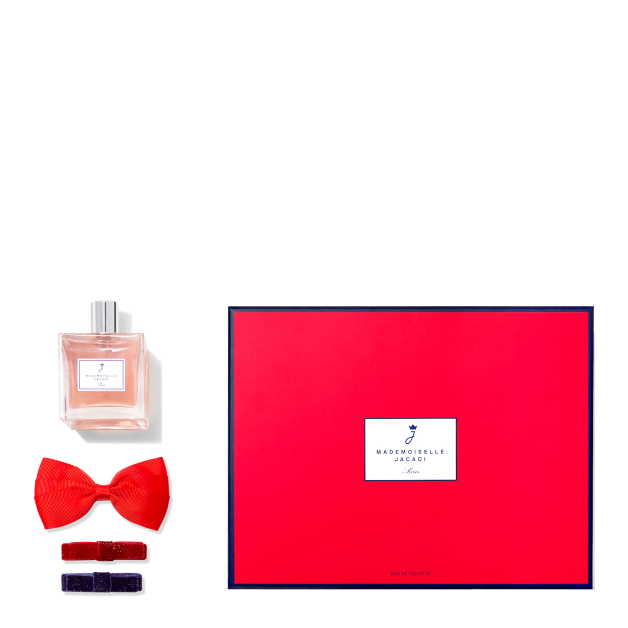 Jacadi Coffret Mademoiselle Eau De Toilette 100ml & Son Trio De Barrettes