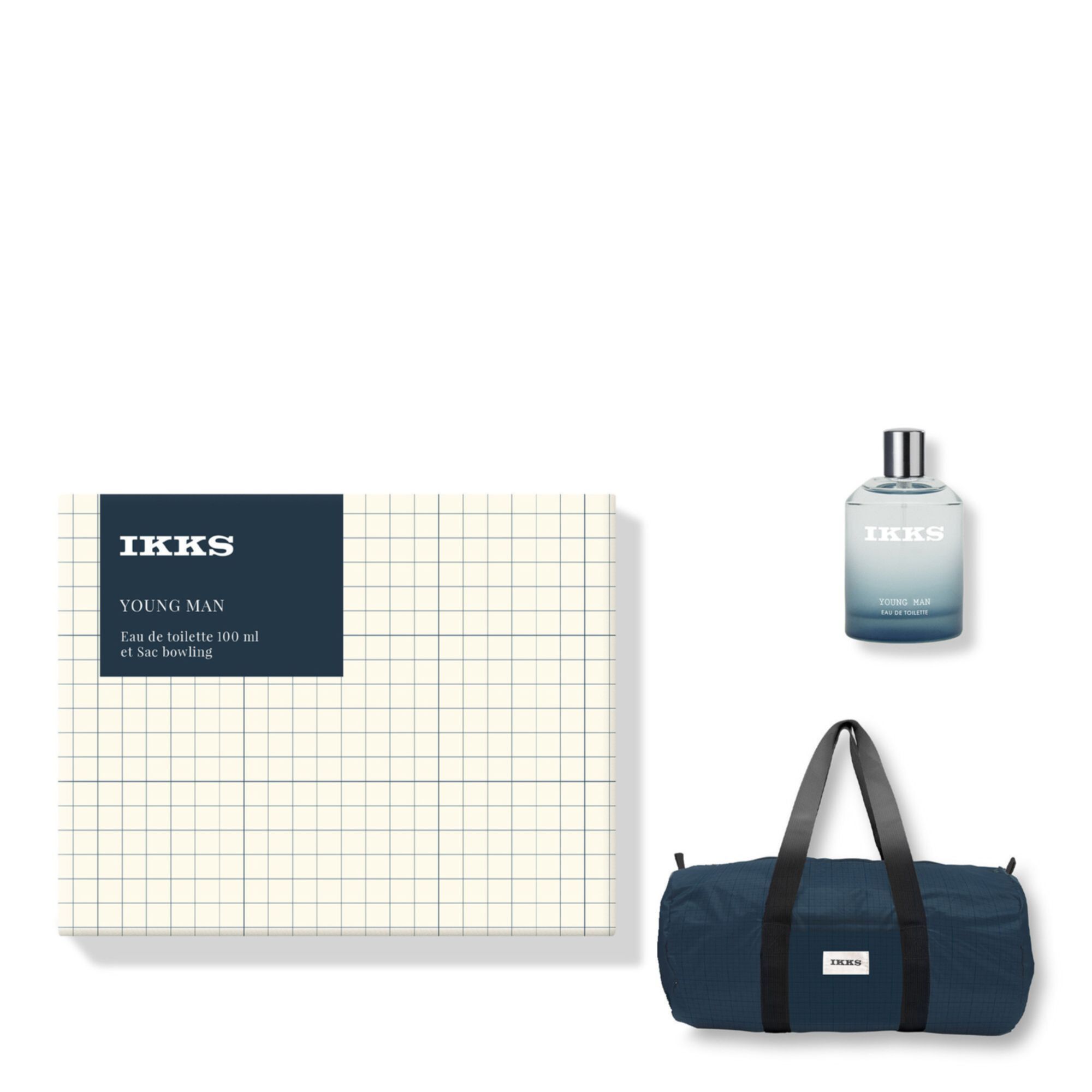 Ikks - Coffret Young Man Eau De Toilette 100ml & Sac Bowling