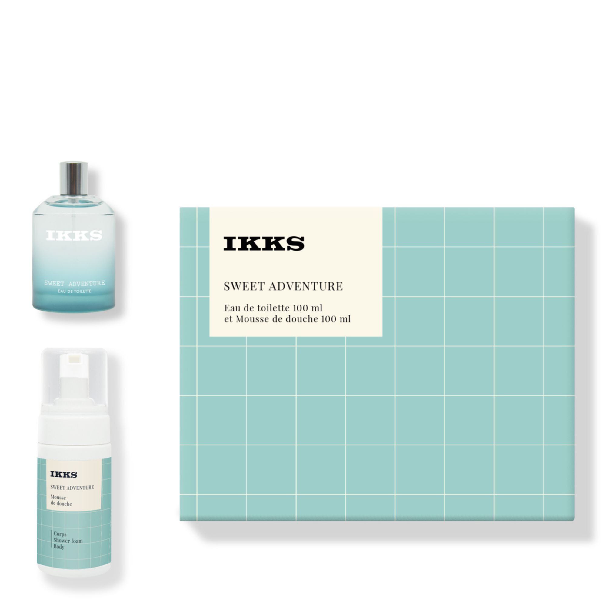 Ikks - Coffret Sweet Adventure Eau De Toilette 100ml & Mousse De Douche