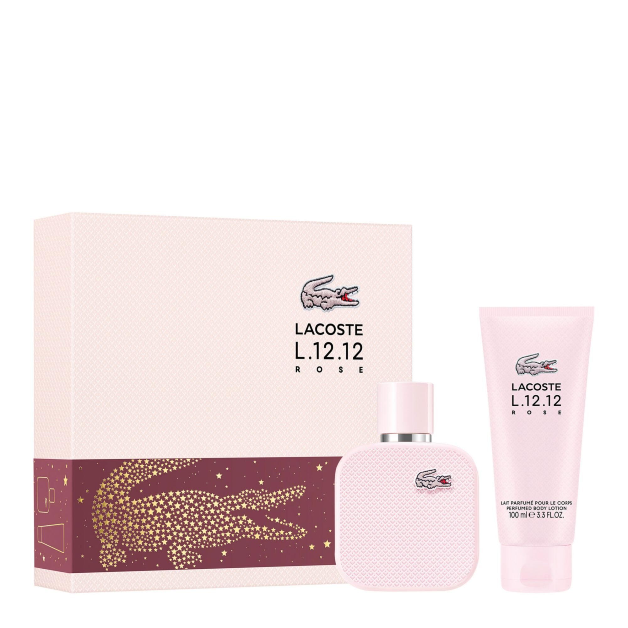 Lacoste - Coffret L.12.12 Rose Eau De Parfum 50ml &