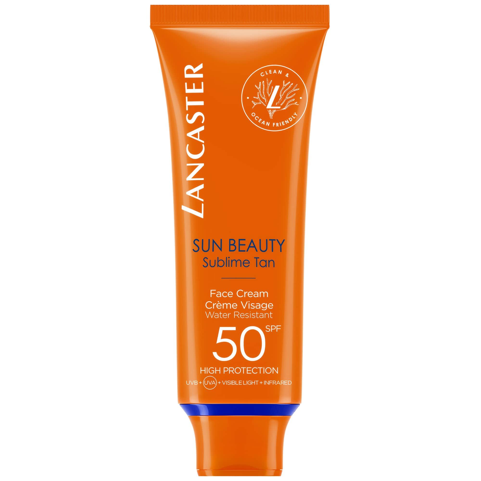 Lancaster - Lancaster Sun Beauty - Crème Visage Confort Bronzage Lumineux 50ml Crème Visage Spf50 Tube 50ml
