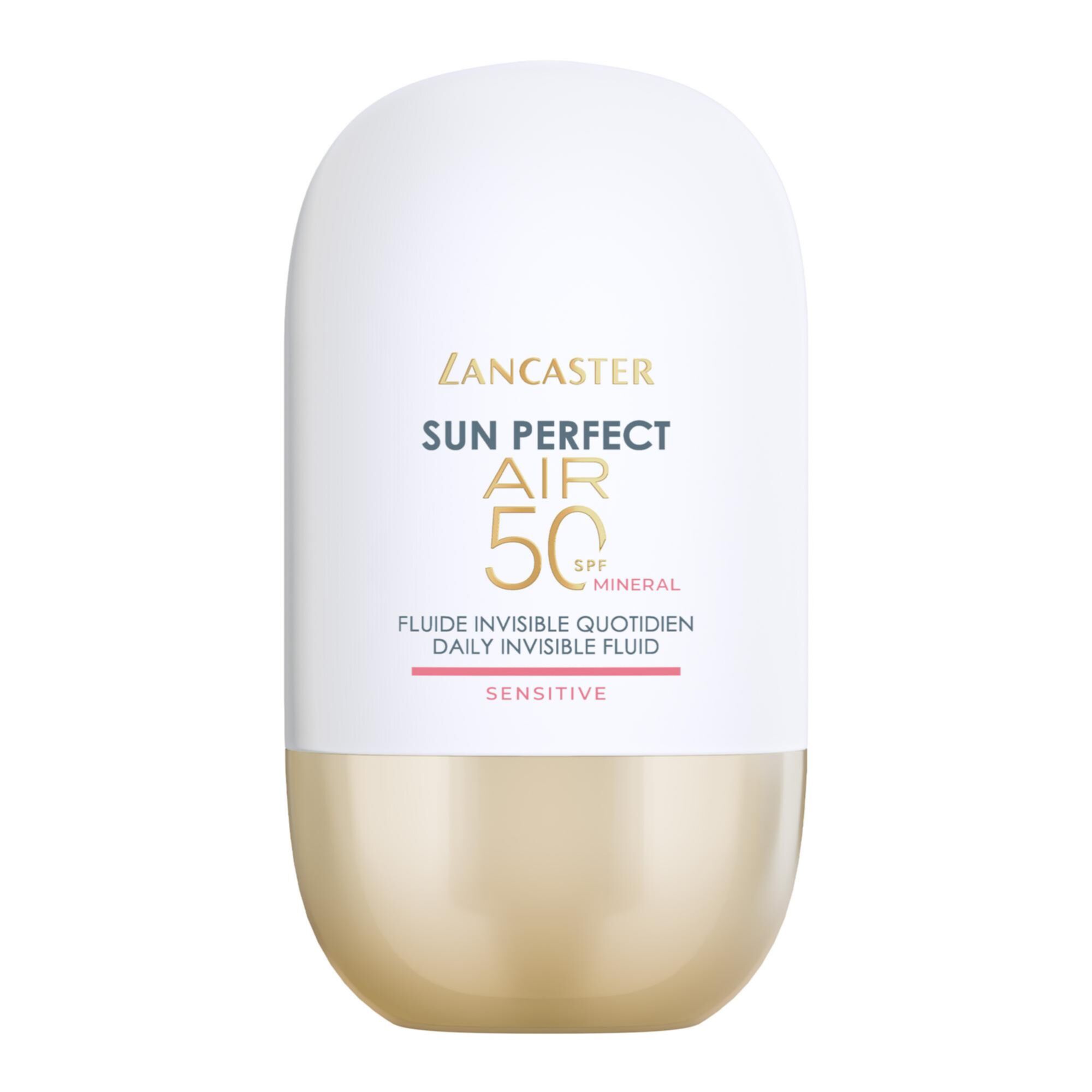 Lancaster Sun Perfect Air Fluide Invisible Quotidien Sensitive Minéral Spf50 40ml