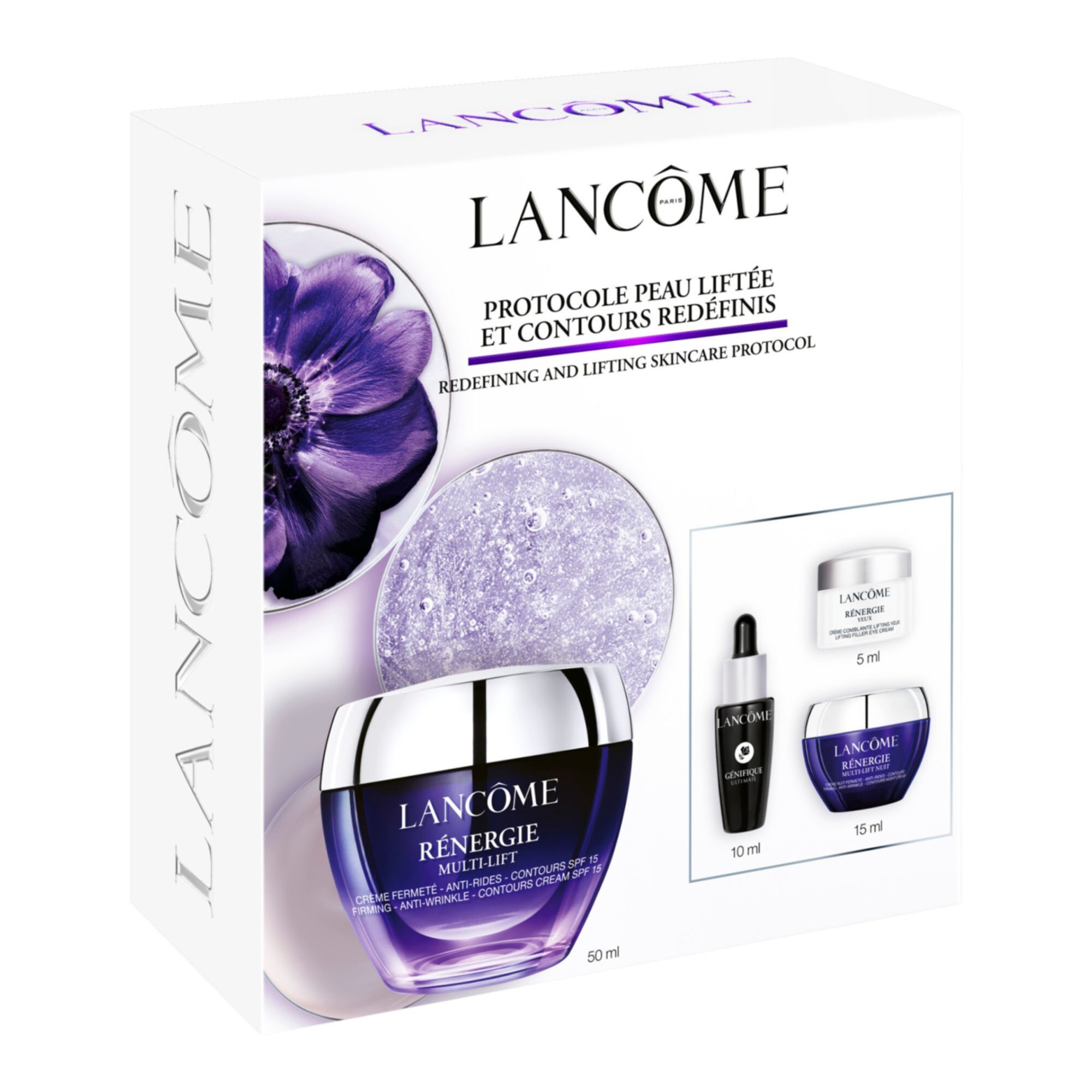 Lancôme - Coffret Rénergie Crème Jour, Crème Jour Spf50 & Crème Yeux