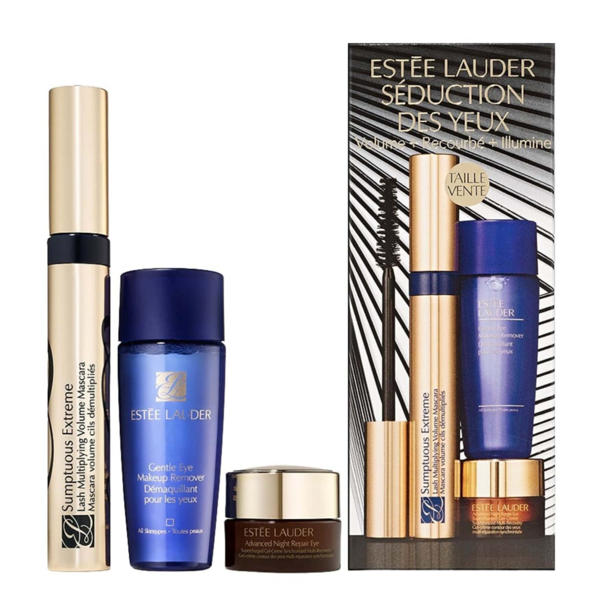 Estée Lauder - Coffret Séduction Des Yeux Mascara, Démaquillant & Crème Yeux