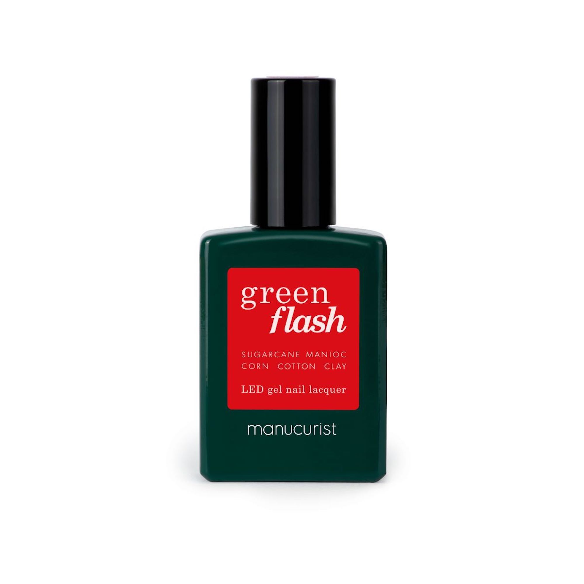 Manucurist - Vernis Green Flash Semi-permanent Poppy Red - 15ml