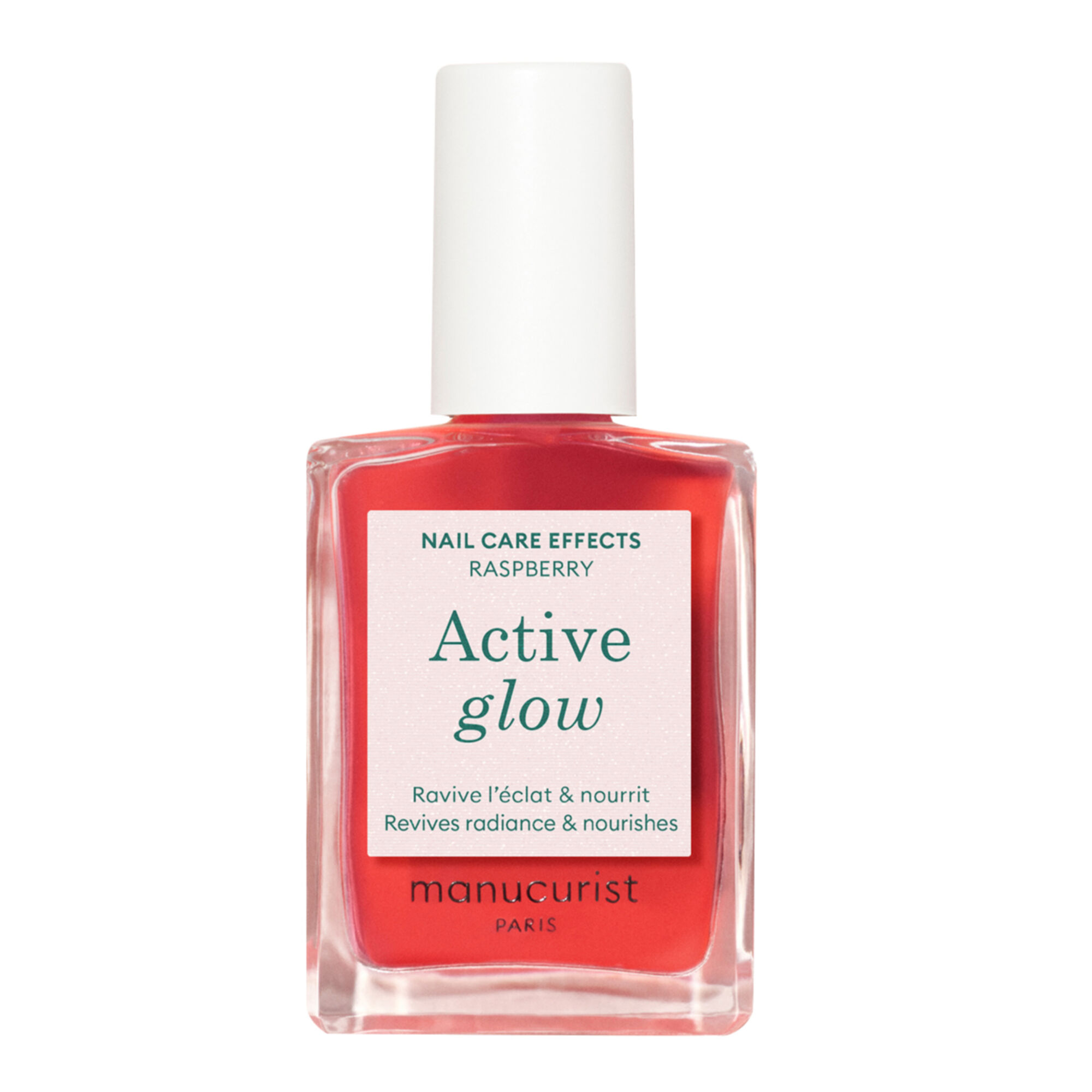 Vernis soin hydratant Active Glow Raspberry Manucurist 15ml - vue 2