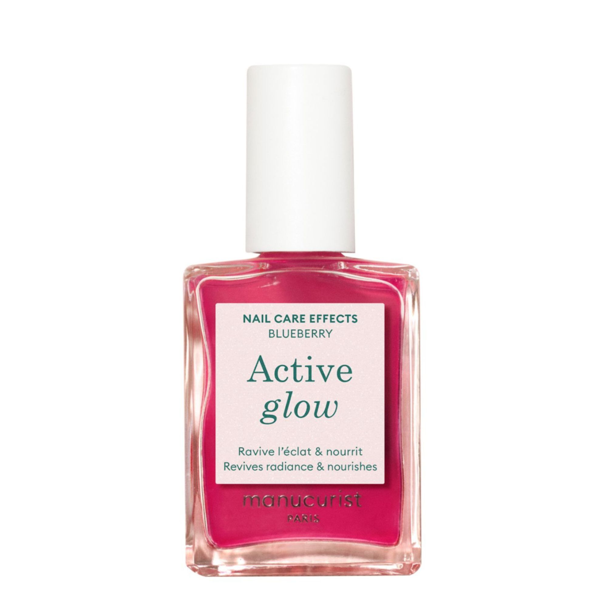 Vernis soin hydratant Active Glow Raspberry Manucurist 15ml - vue 4