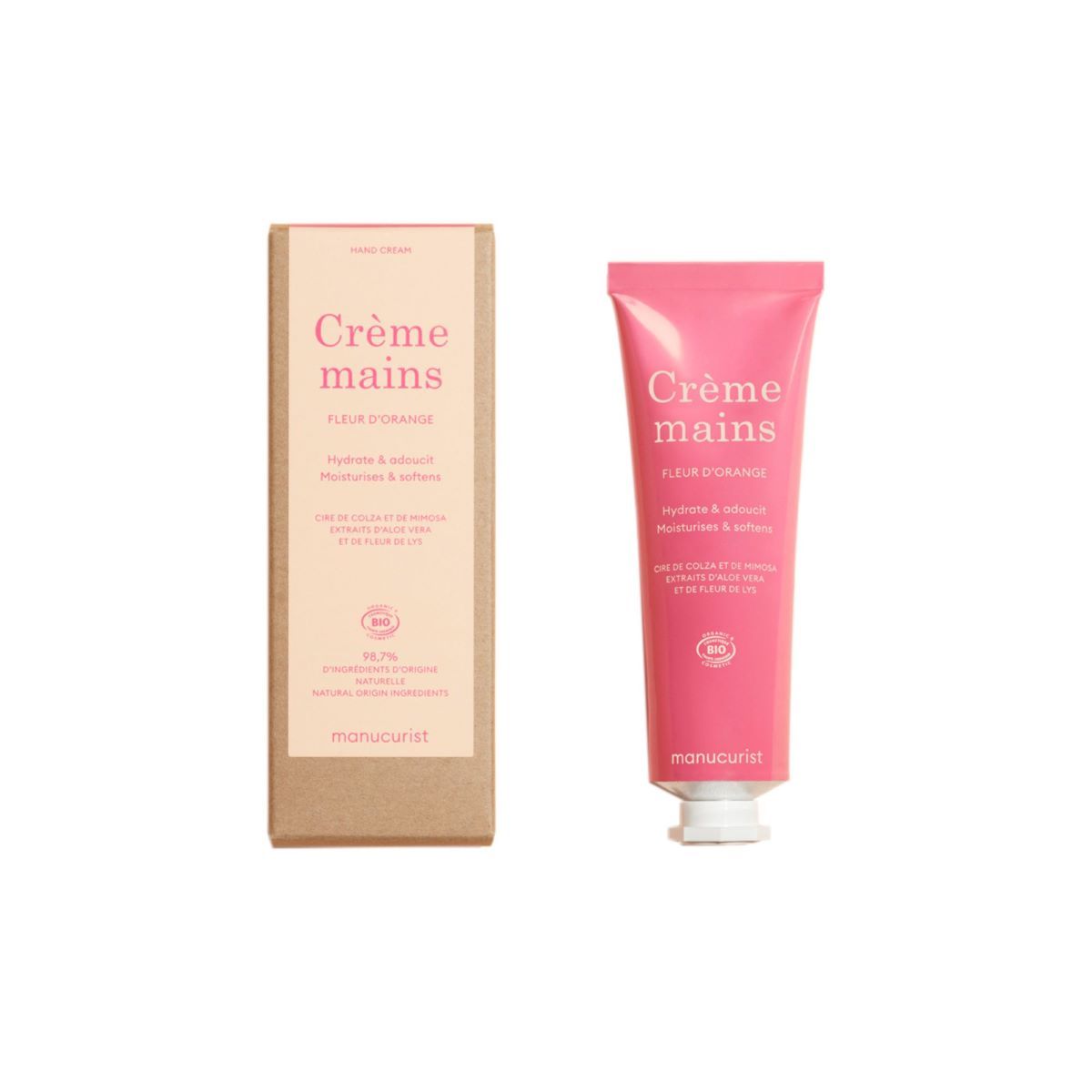 MANUCURIST  Cr&egrave;me mains Fleur d'orange Cr&egrave;me mains Fleur d'orange