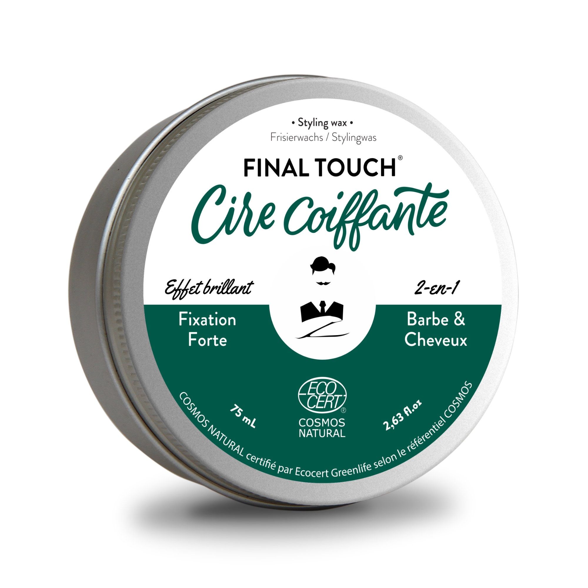 Monsieur Barbier - Final Touch Cire Barbe & Cheveux 75ml
