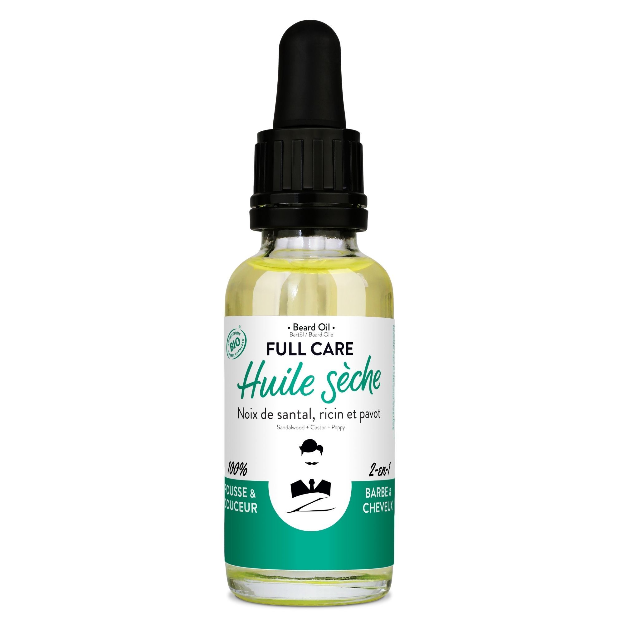 Monsieur Barbier - Full Care Huile Barbe & Cheveux Bio 30ml