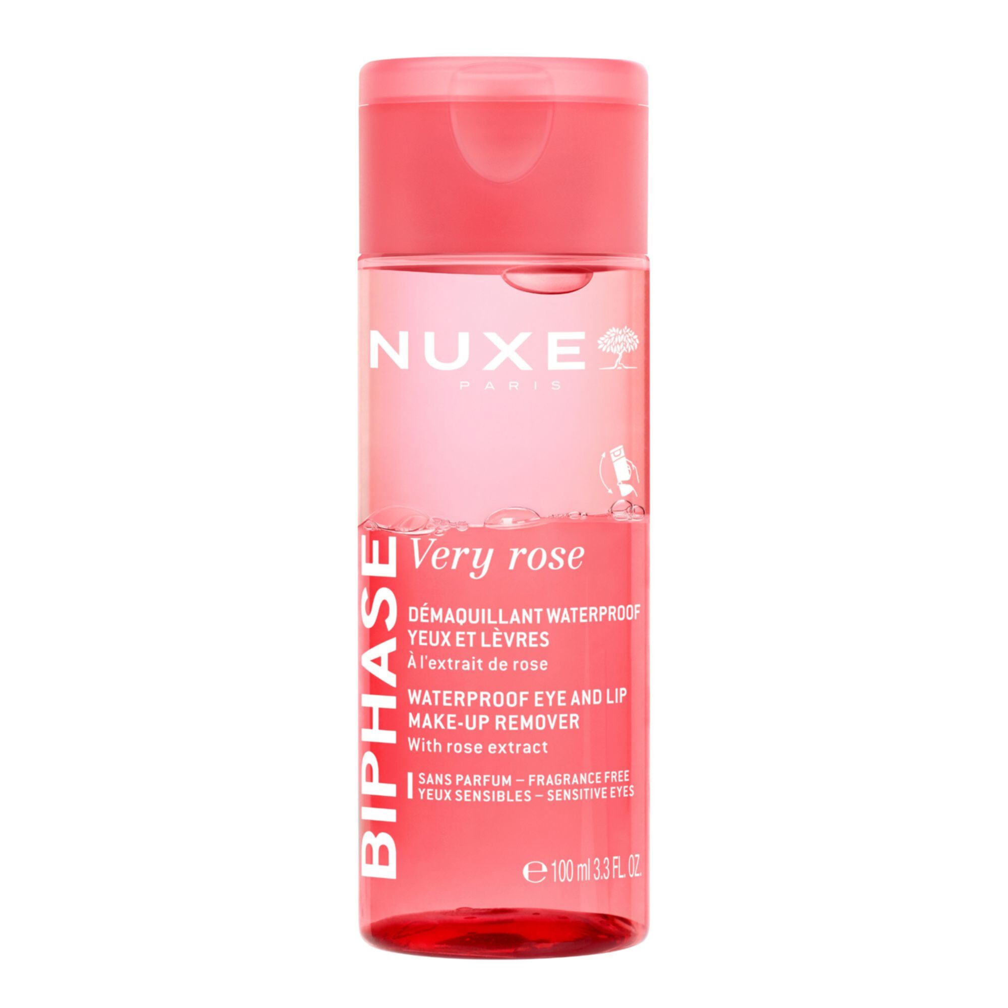 Démaquillant Waterproof Nuxe MO3264680047572 – Yeux Et Lèvres Very Rose 100ml