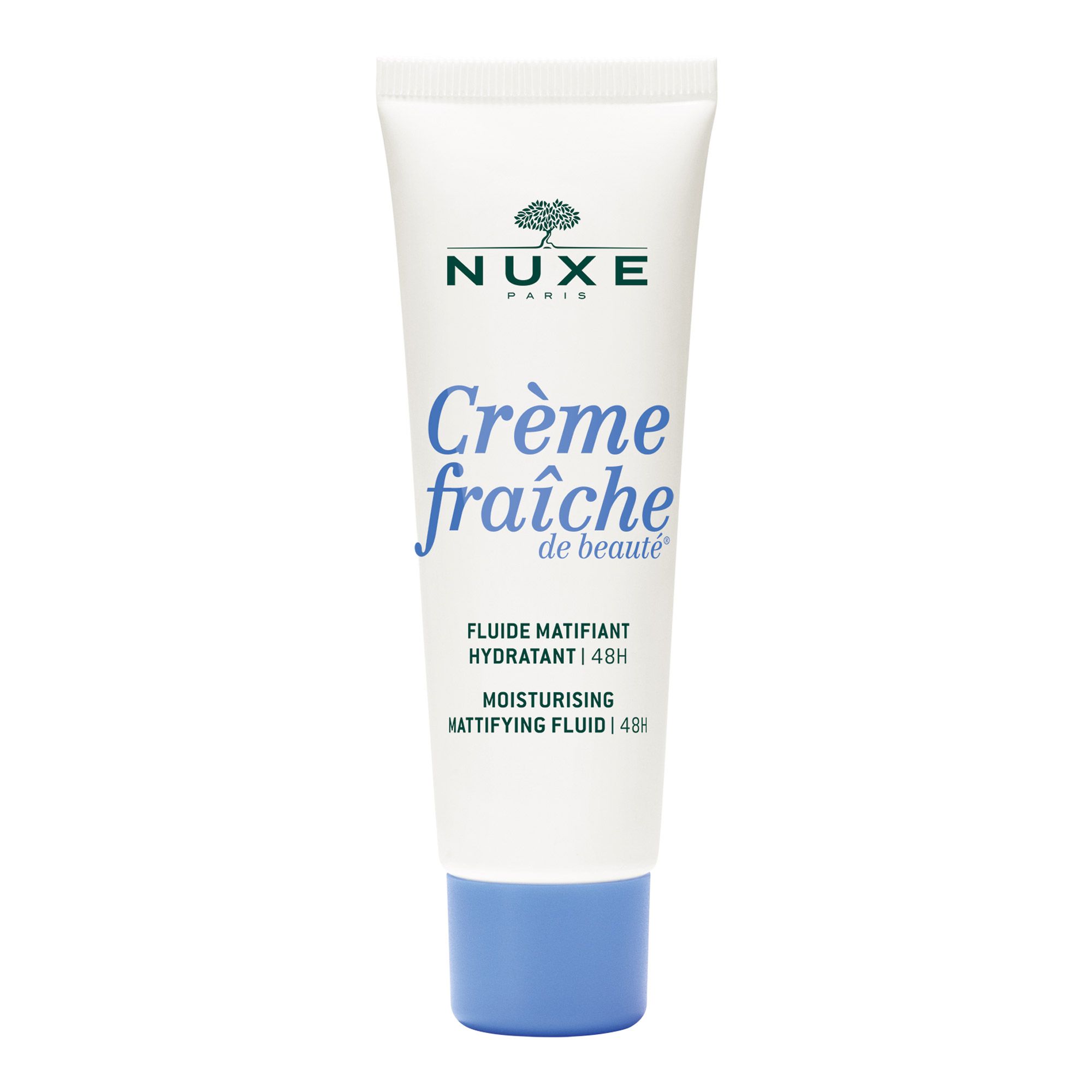Nuxe - Fluide Matifiant Hydratant : 48h, 50ml Creme Fraiche De Beauté Tube 50ml