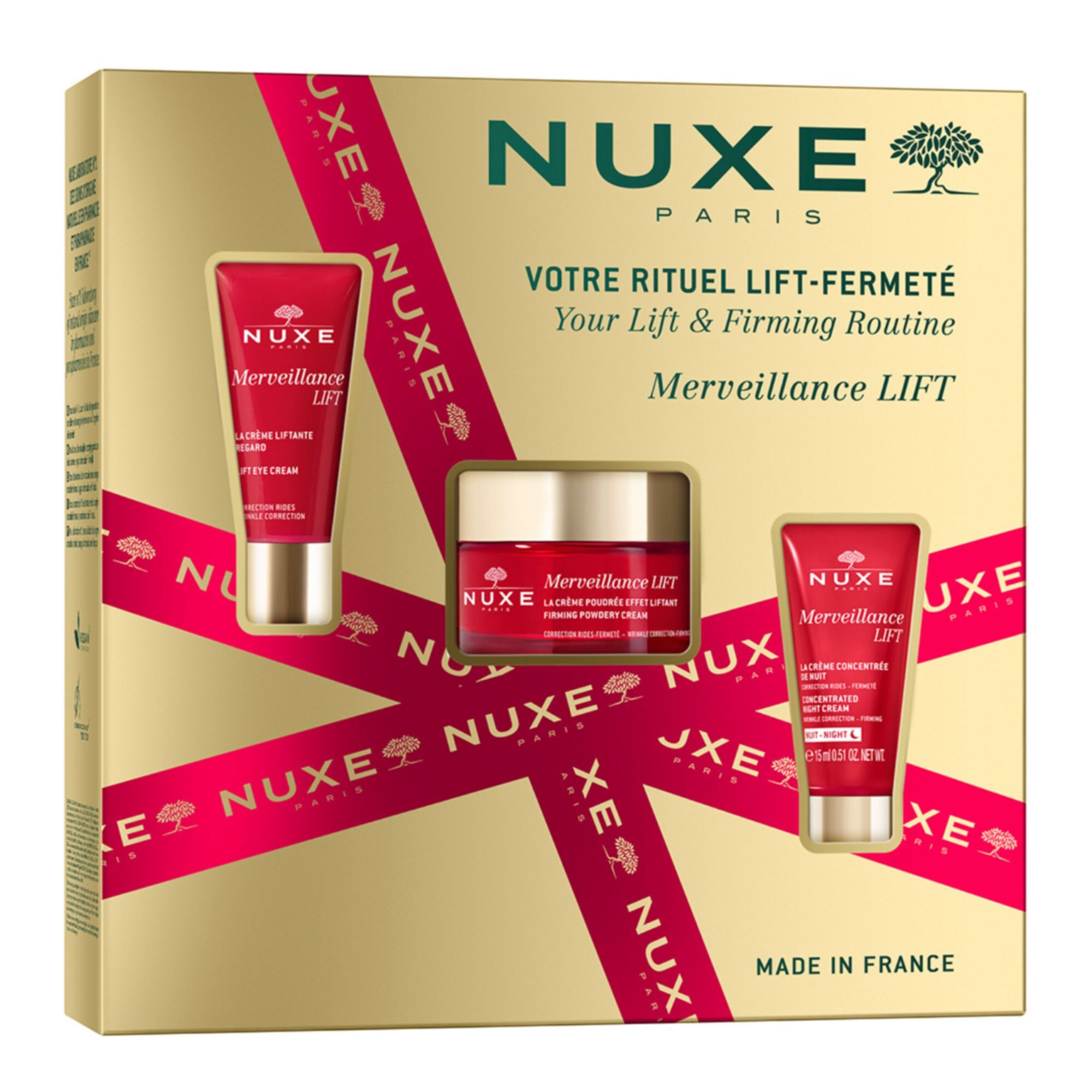 Nuxe Coffret Noël Merveillance Lift Votre rituel lift fermeté