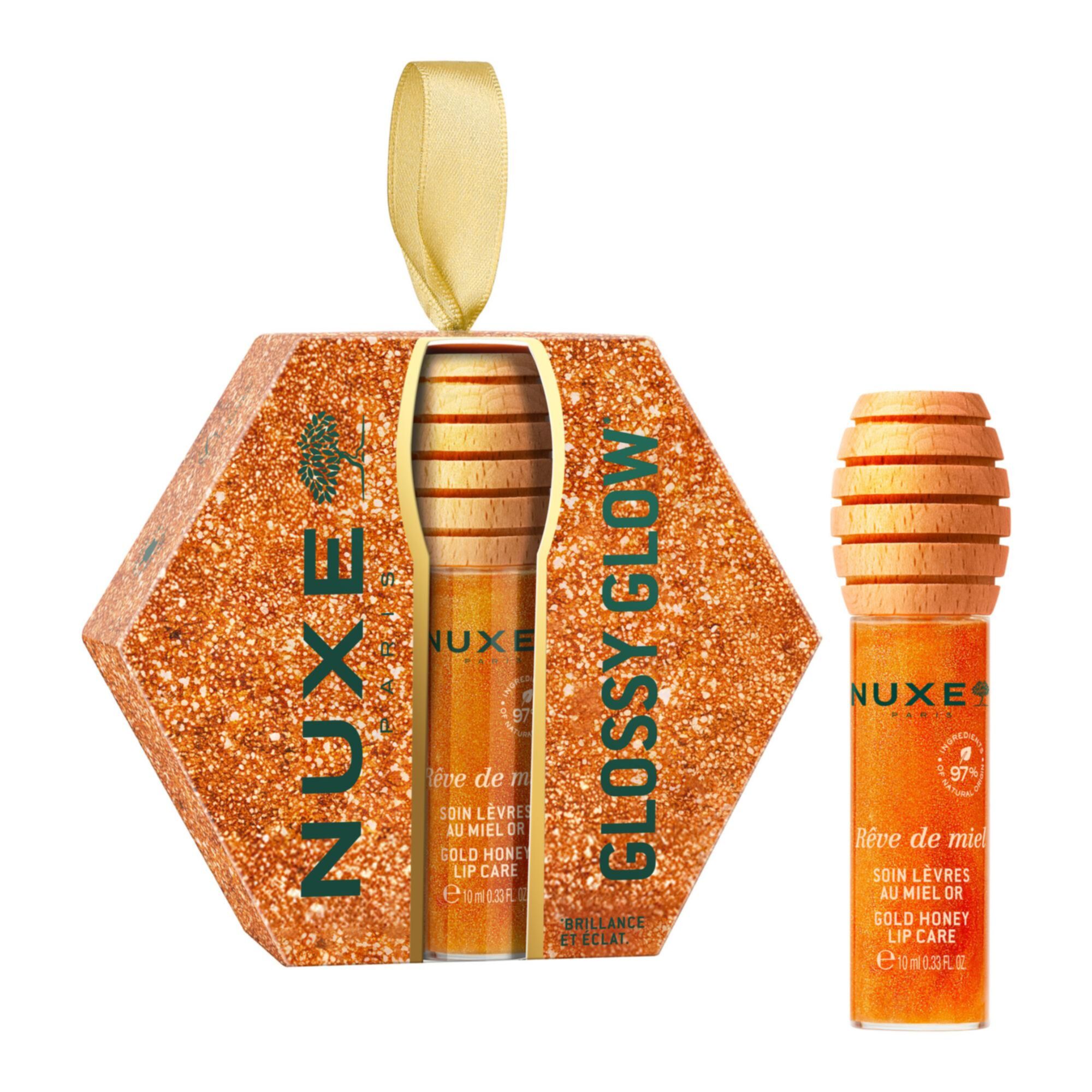 Nuxe - Coffret Brillance & Éclat Soin Lèvres Au Miel Or