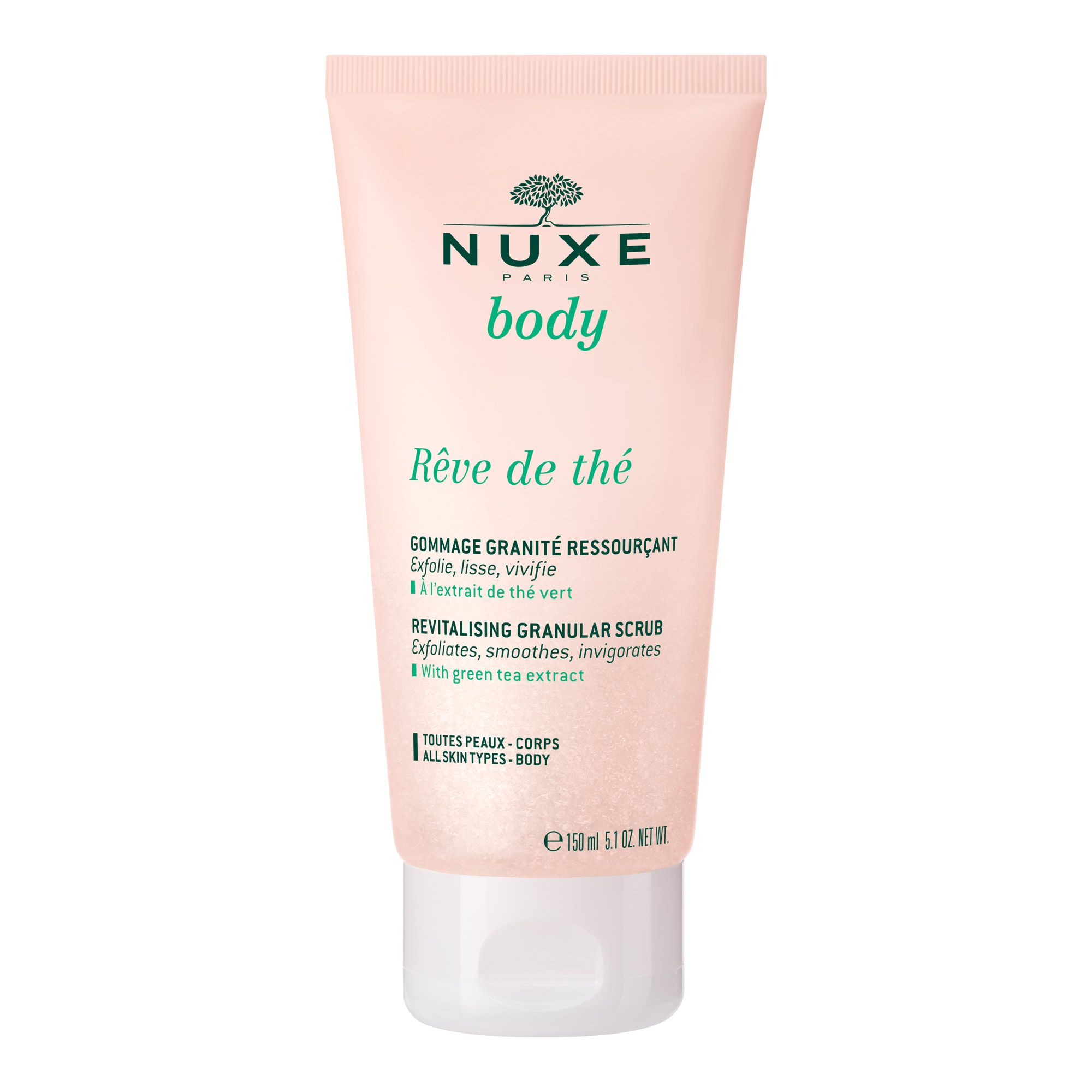 Nuxe - Gommage Granité Ressourçant Nuxe Body Rêve De Thé® Tube 150 Ml