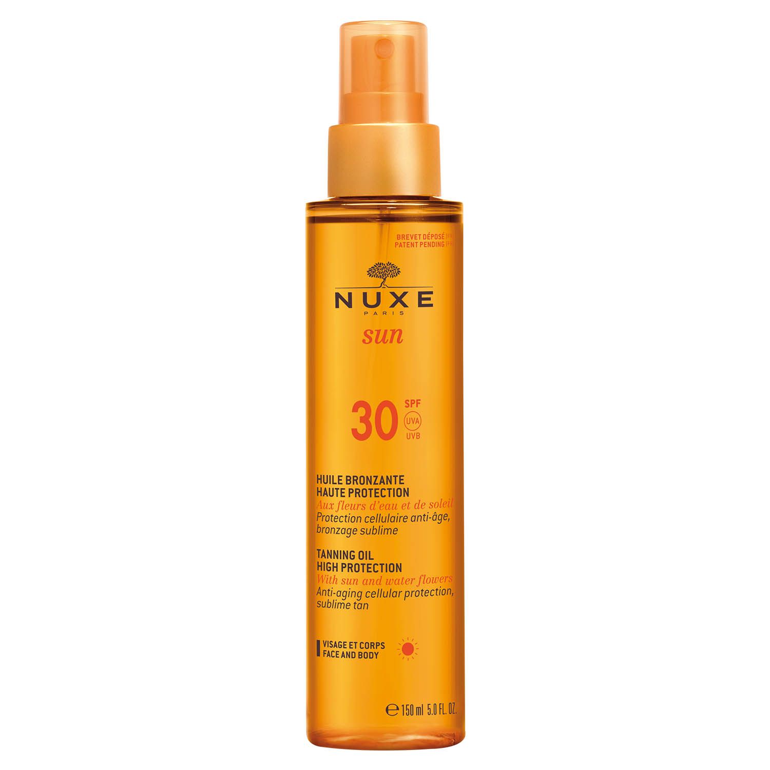 Nuxe - Huile Bronzante Haute Protection Spf30 Nuxe Sun Nuxe Sun Flacon 150 Ml