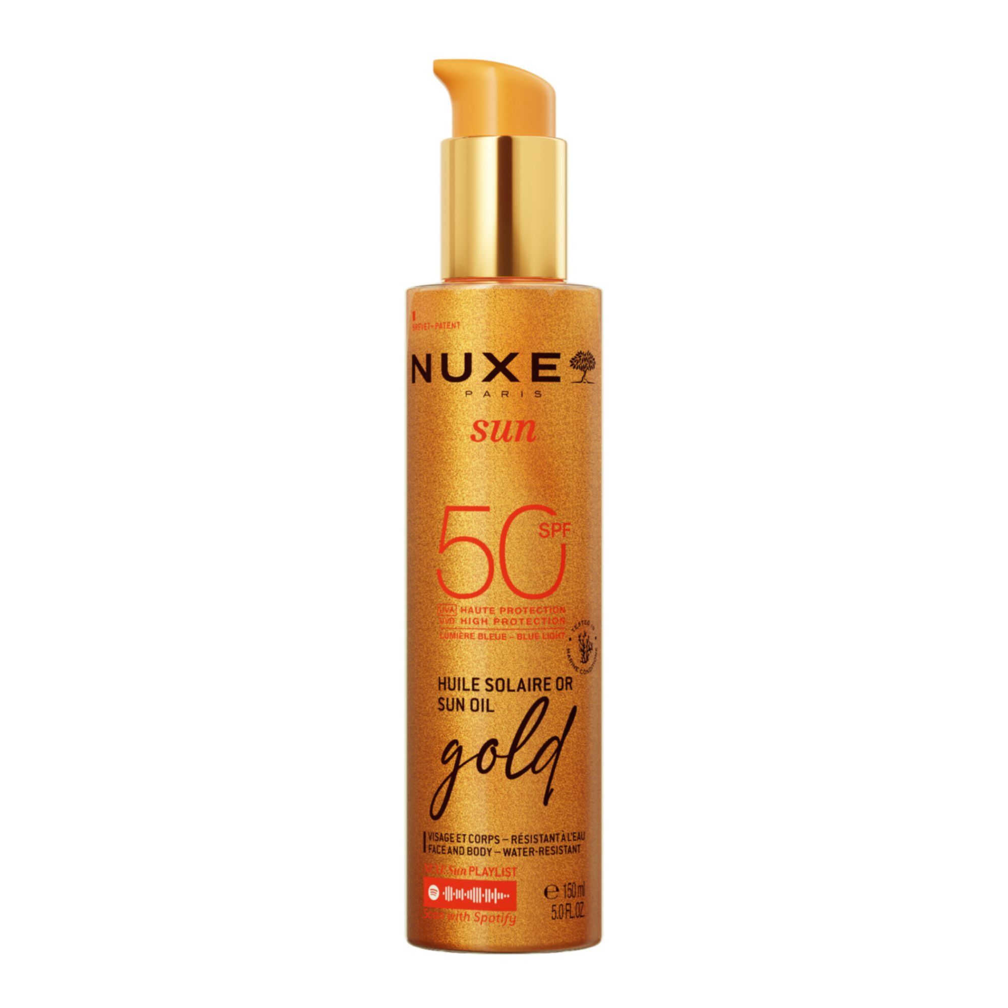 Nuxe - Nuxe Sun Huile Solaire Or Spf50 Visage & Corps 150ml