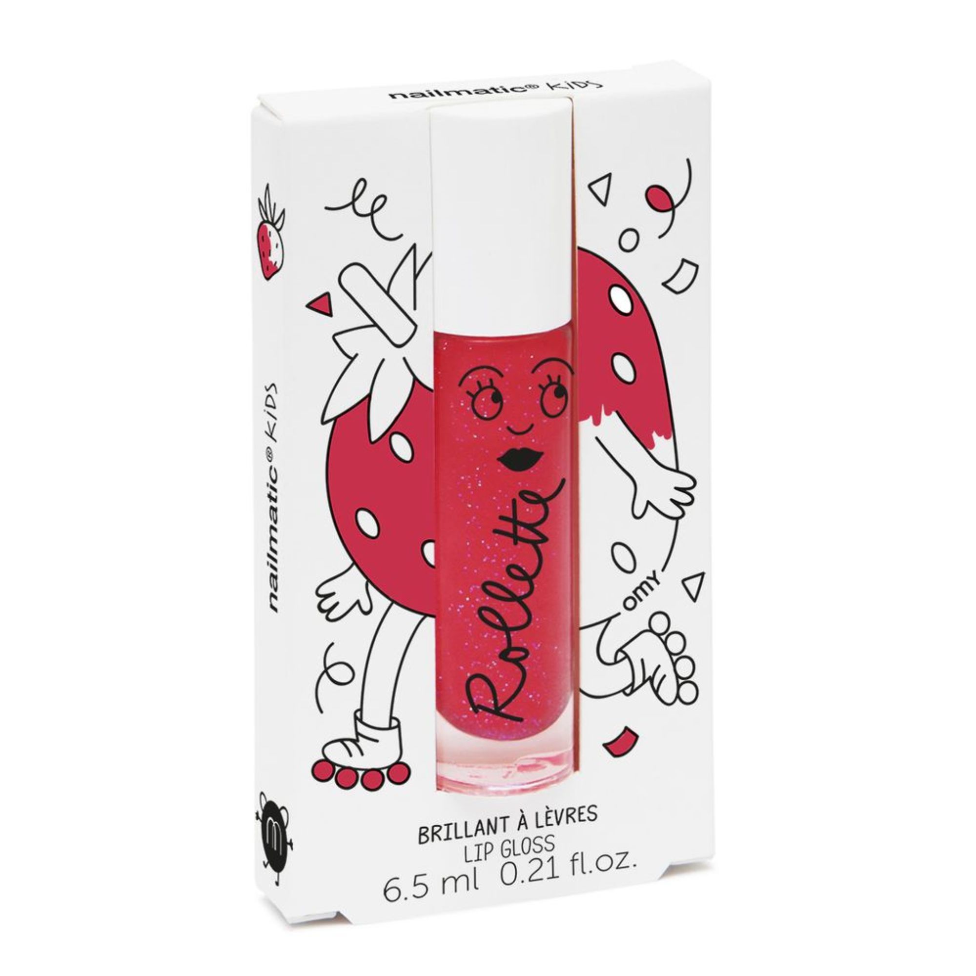Nailmatic - Rollette Brillant À Lèvres Fraise