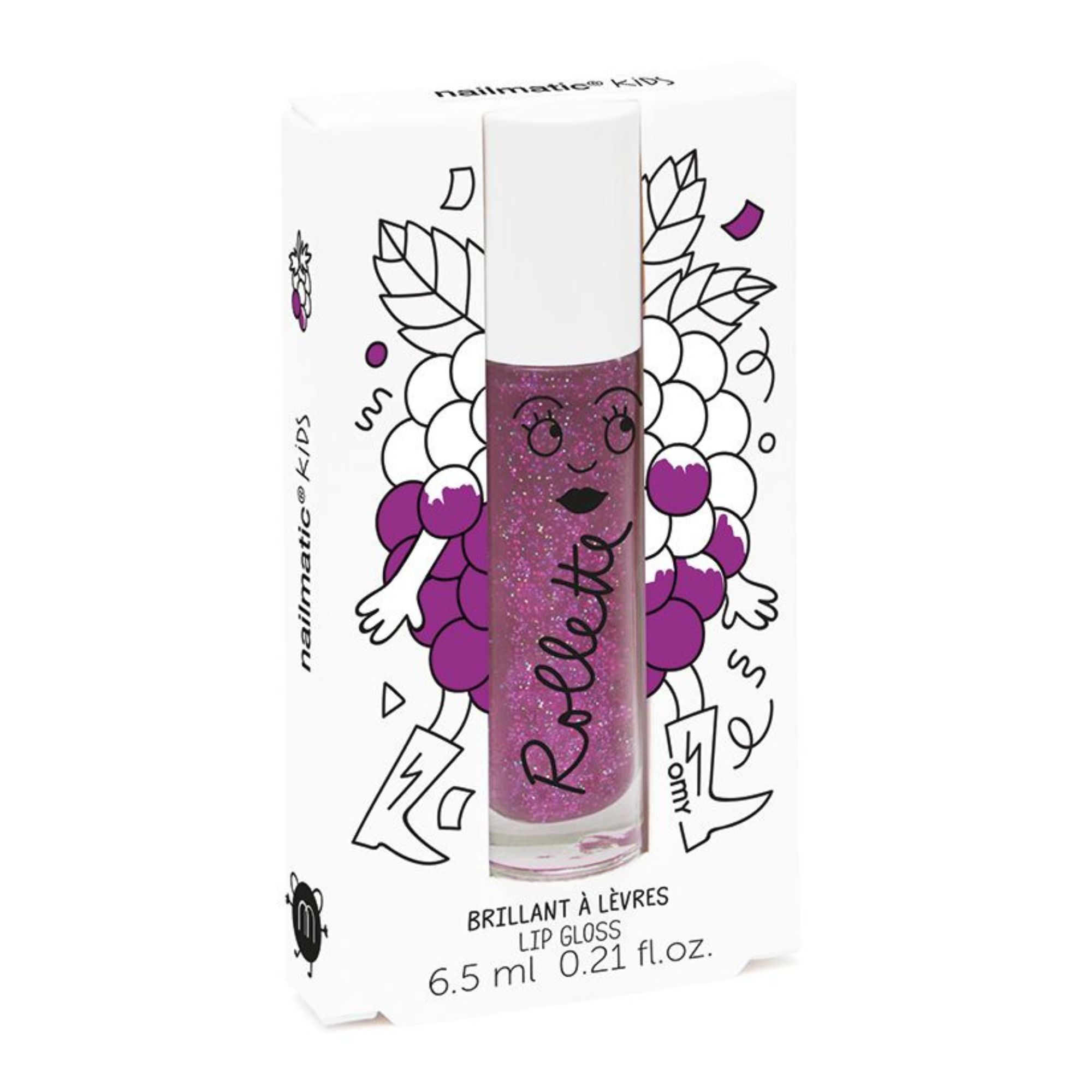 Nailmatic - Rollette Brillant À Lèvres Mûre