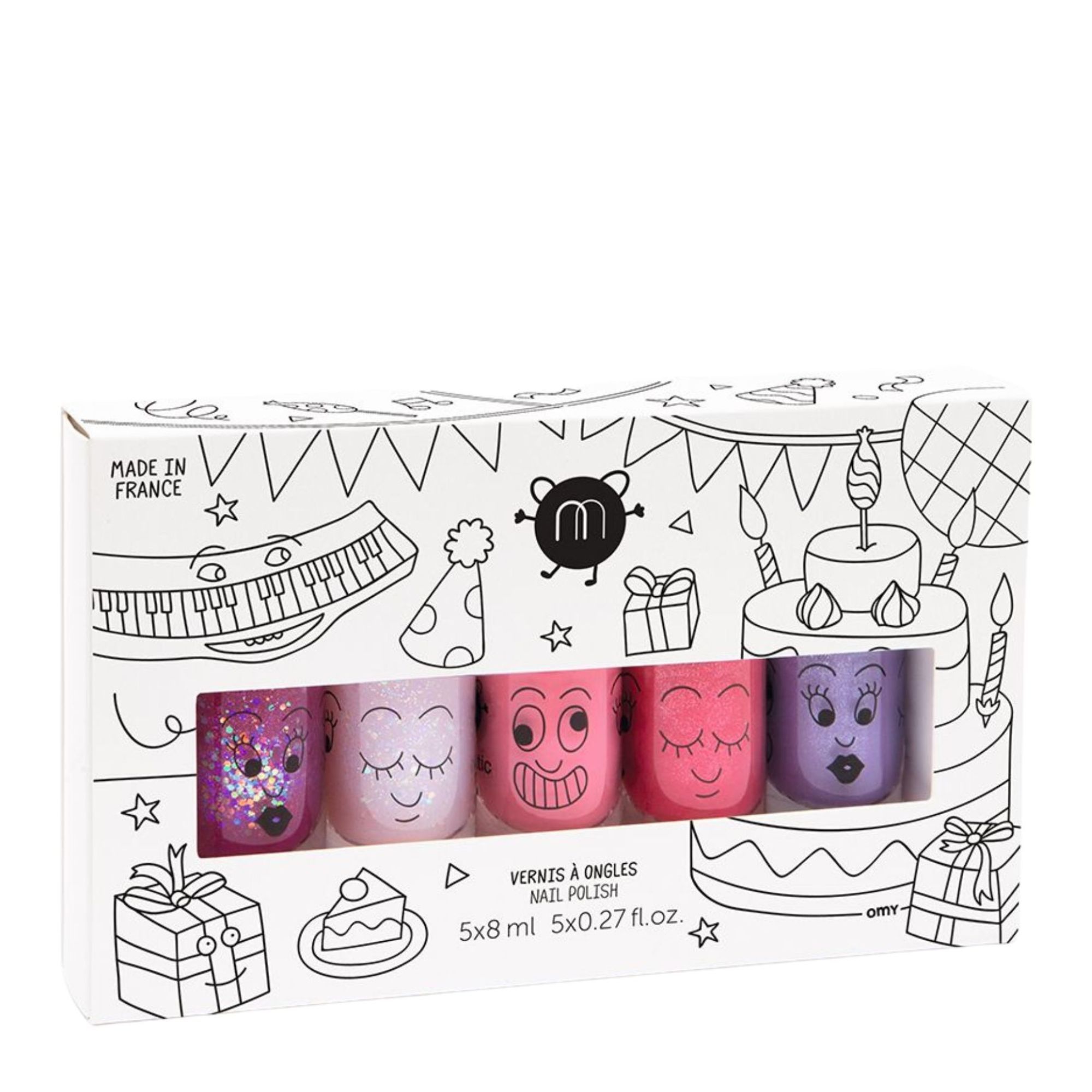Nailmatic - Coffret Party 5 Vernis Enfant