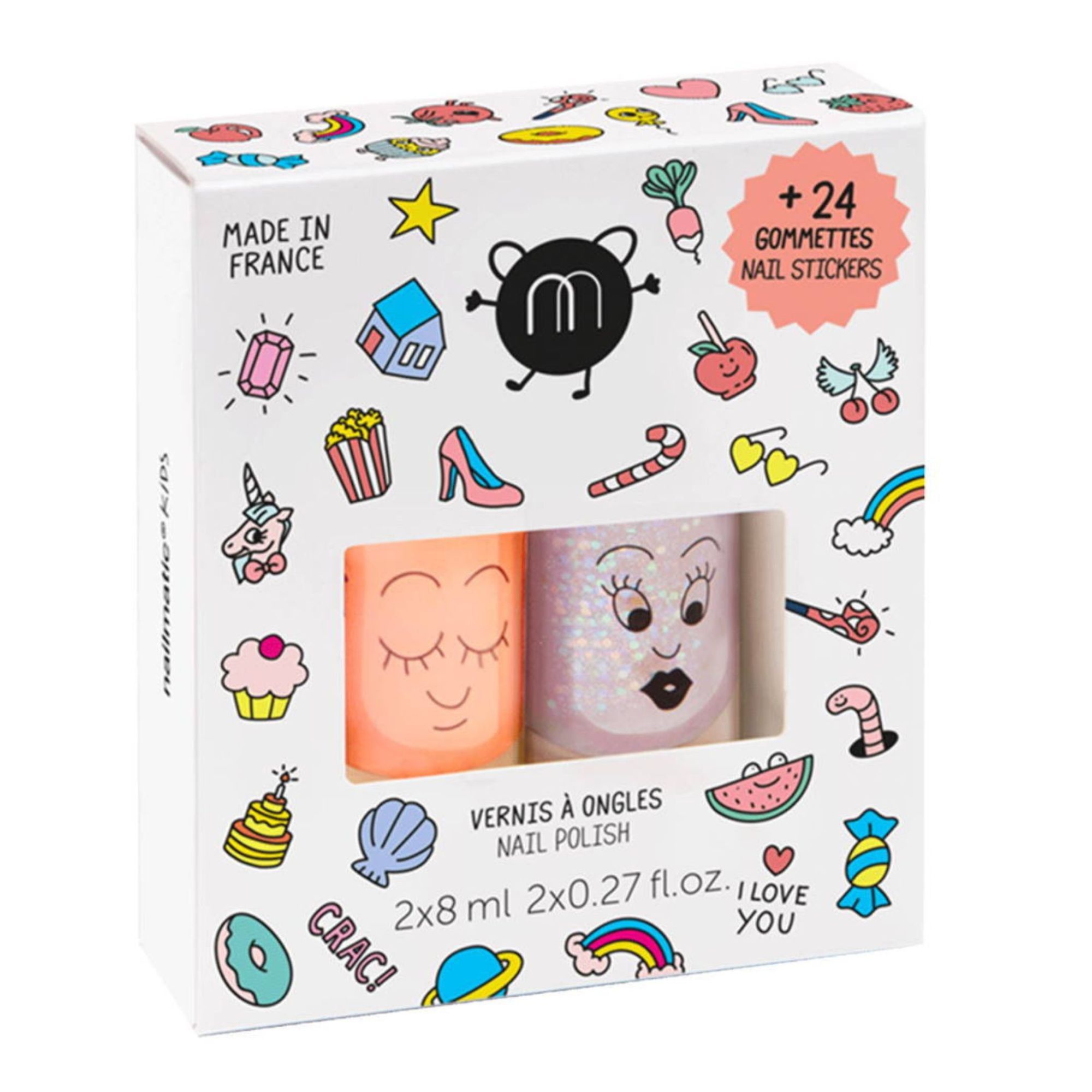 Nailmatic - Coffret Crac Vernis Enfant & Gommettes