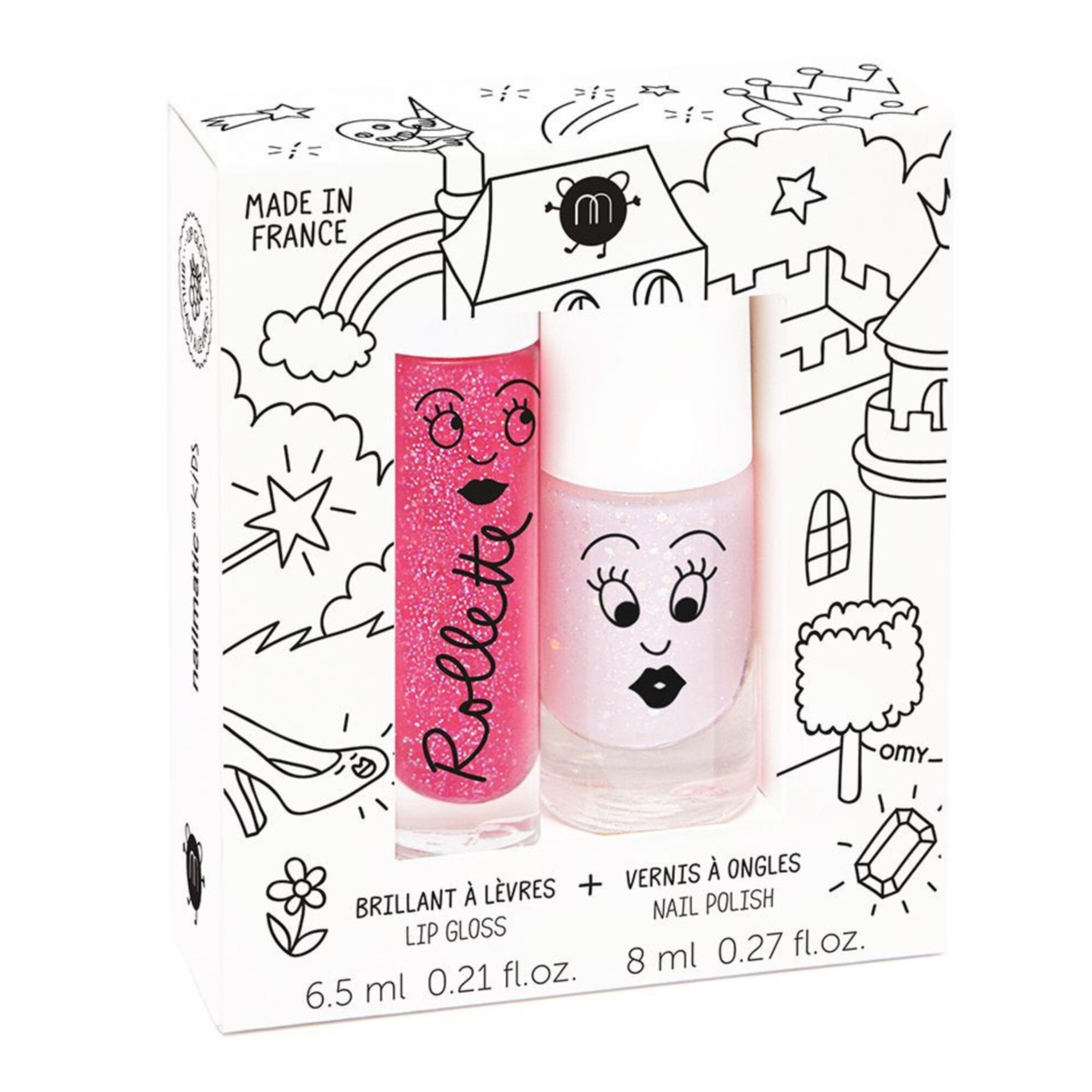 Nailmatic - Coffret Fairytales Vernis Polly & Rollette Framboise