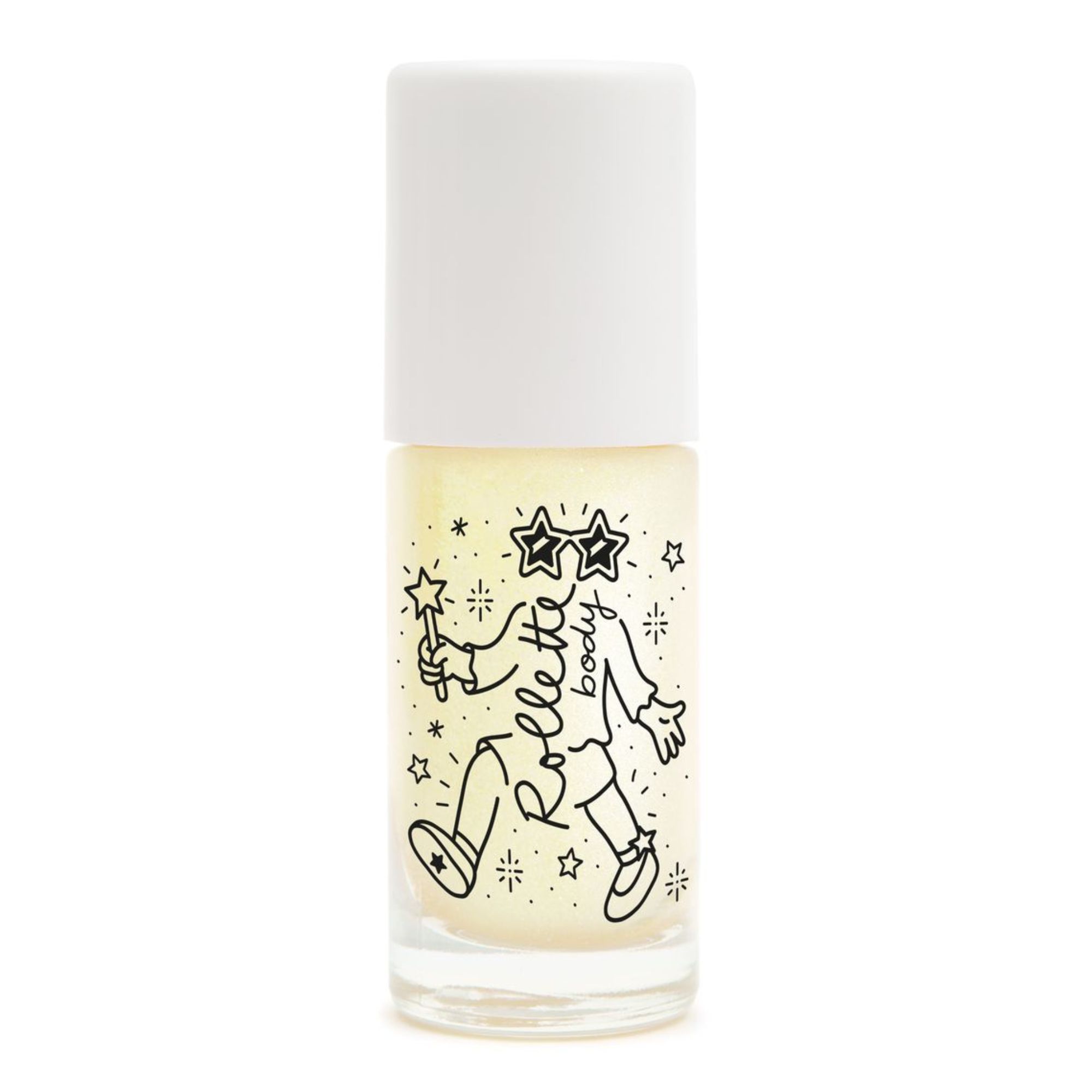 Nailmatic - Body Rollette Gel Corps Pailleté Or Blanc