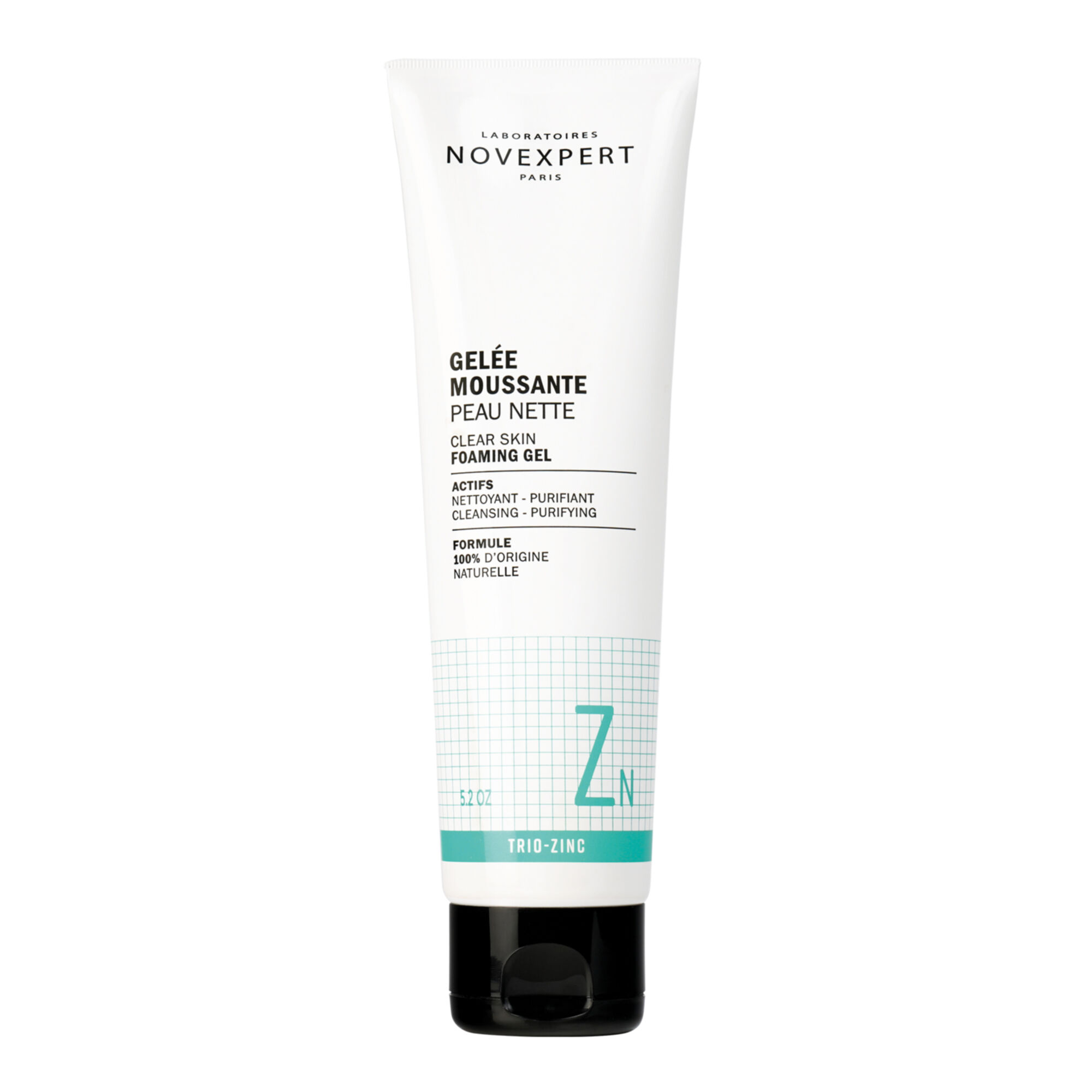 Novexpert - Trio Zinc Gelée Moussante Peau Nette Tube 150ml