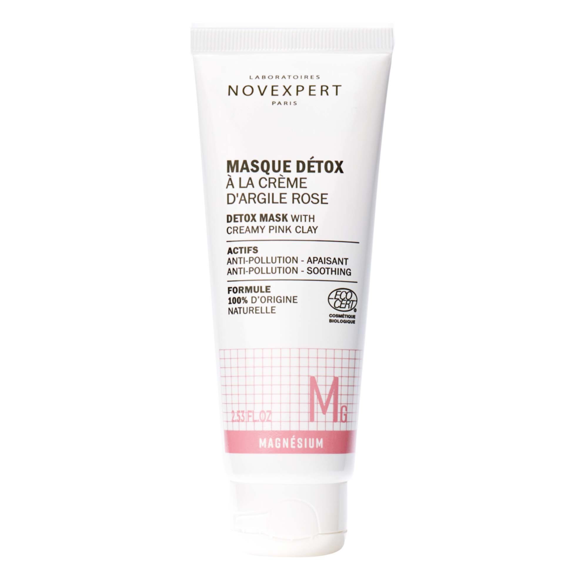 Novexpert - Masque Détox À La Crème D'argile Rose