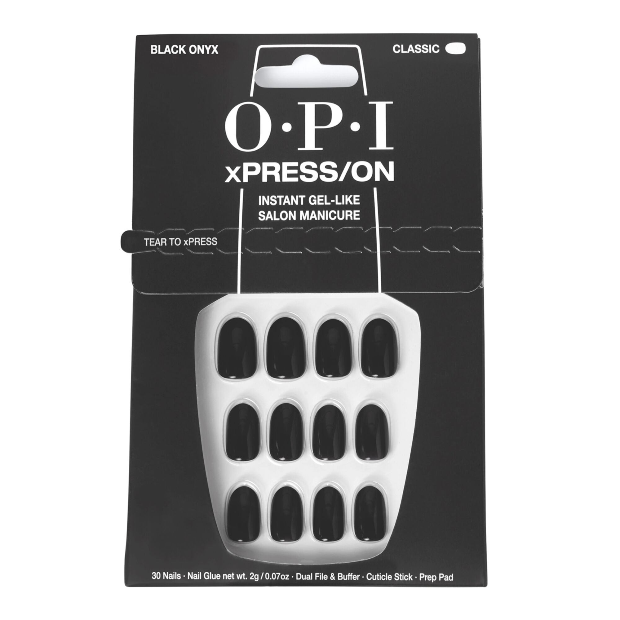Opi - Xpress/on Kit Complet De Pose De Faux Ongles Lady In Black