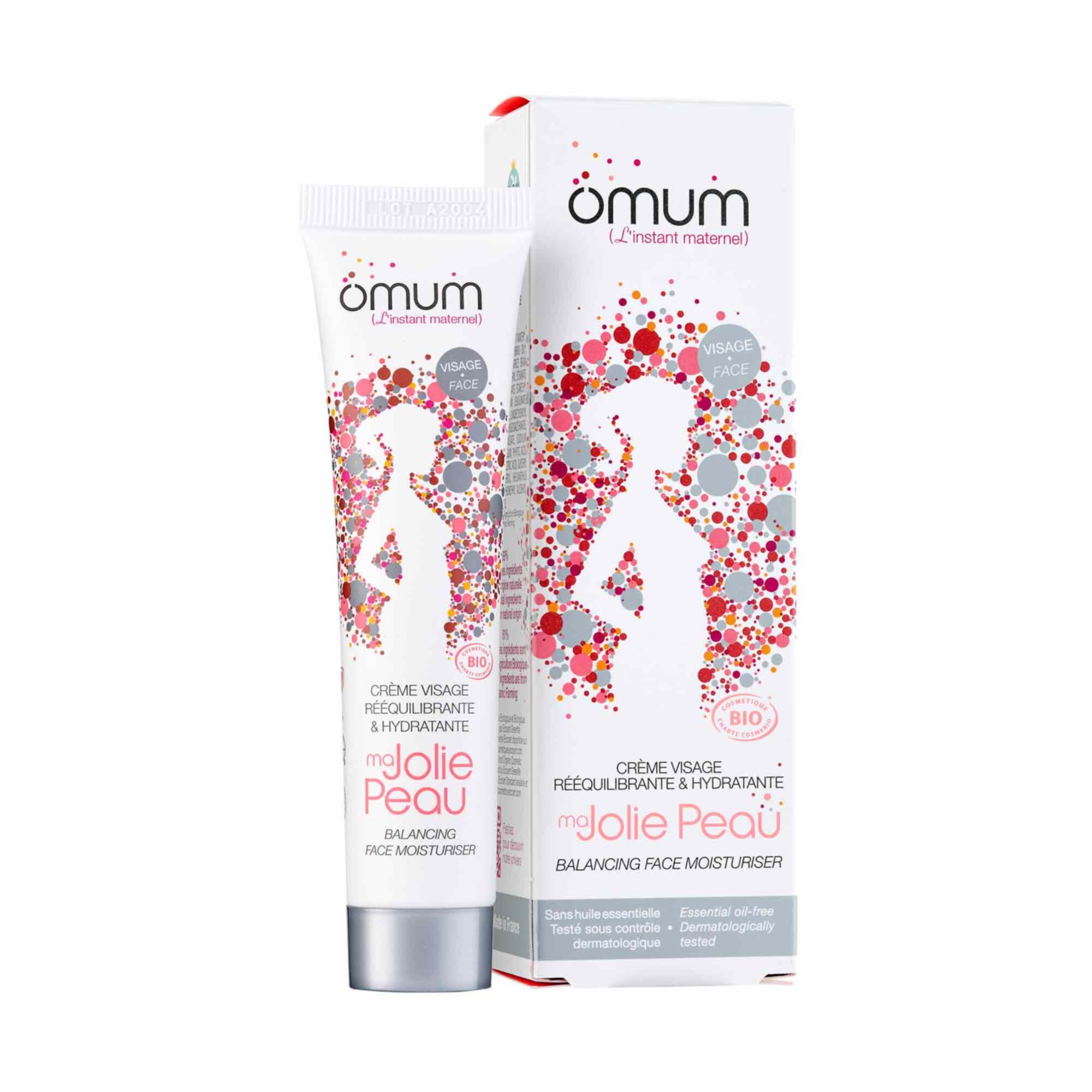 Omum - Ma Jolie Peau Crème Visage Rééquilibrante & Hydratante Tube 40ml