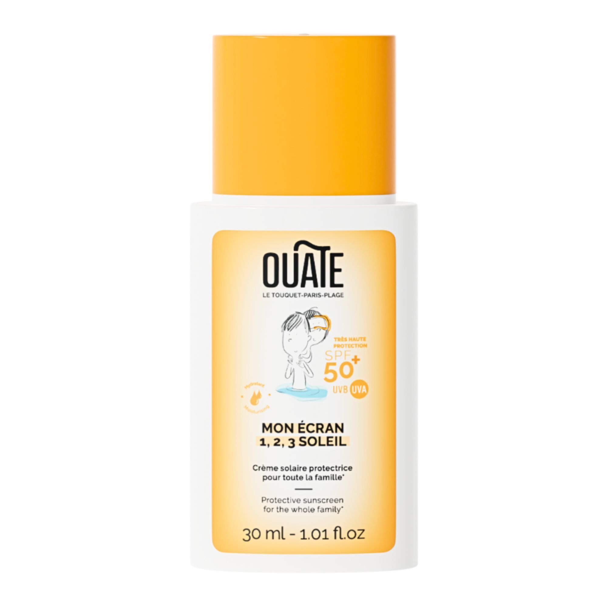 Ouate - Mon Ecran 1,2,3 Soleil Ecran Solaire Pocket Spf50 30ml
