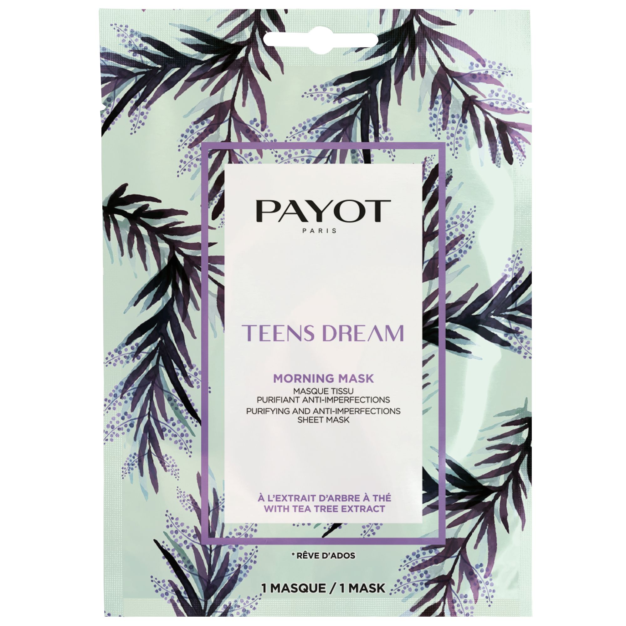 Payot - Morning Masks Teens Dream Masque Tissu Purifiant Anti-imperfections 19ml