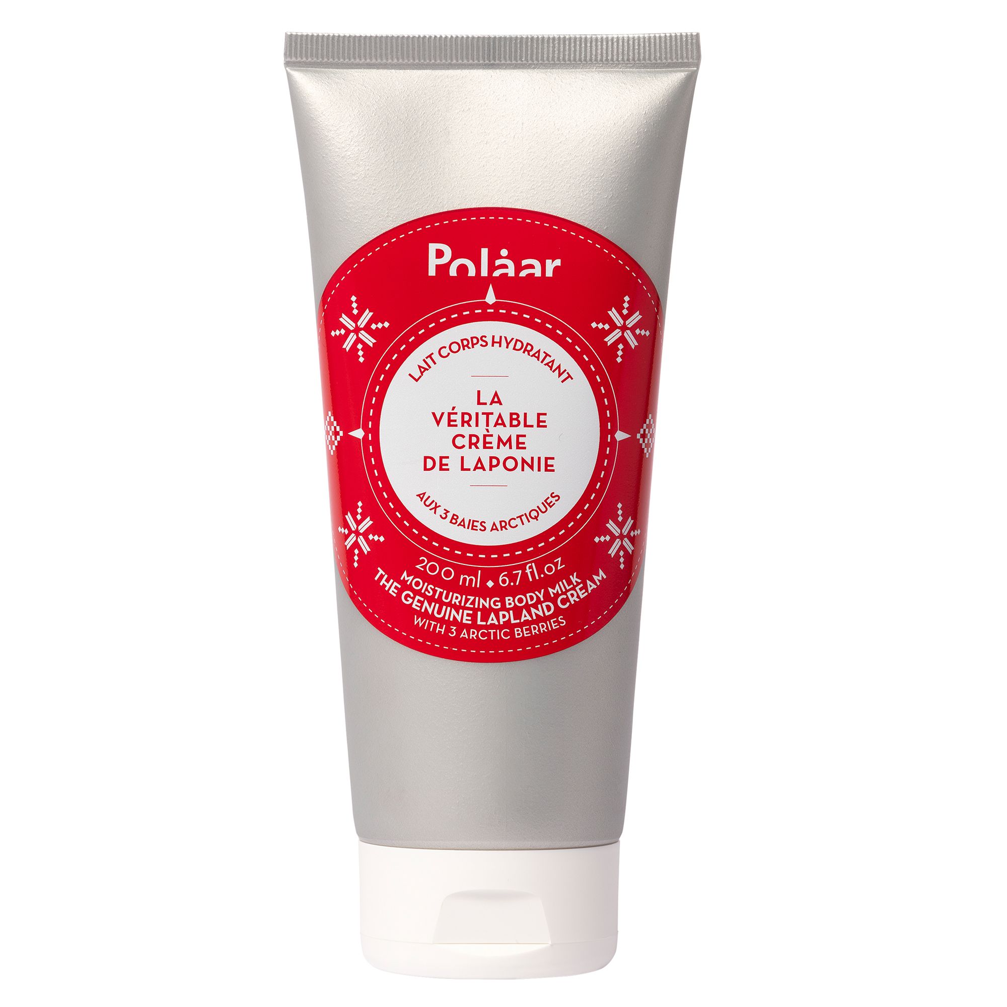 Polaar - La Véritable Crème De Laponie Lait Corps Hydratant Aux 3 Baies Arctiques Tube 200 Ml