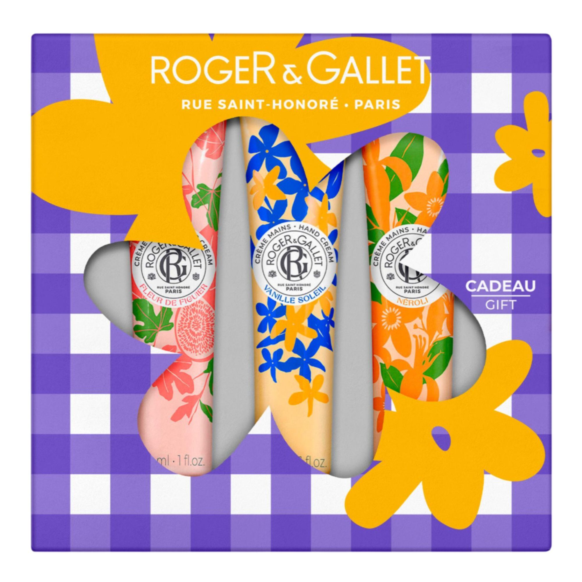 Roger & Gallet Coffret Trio Crèmes Mains 30ml – Fleur de Figuier Vanille Soleil Néroli - vue 6