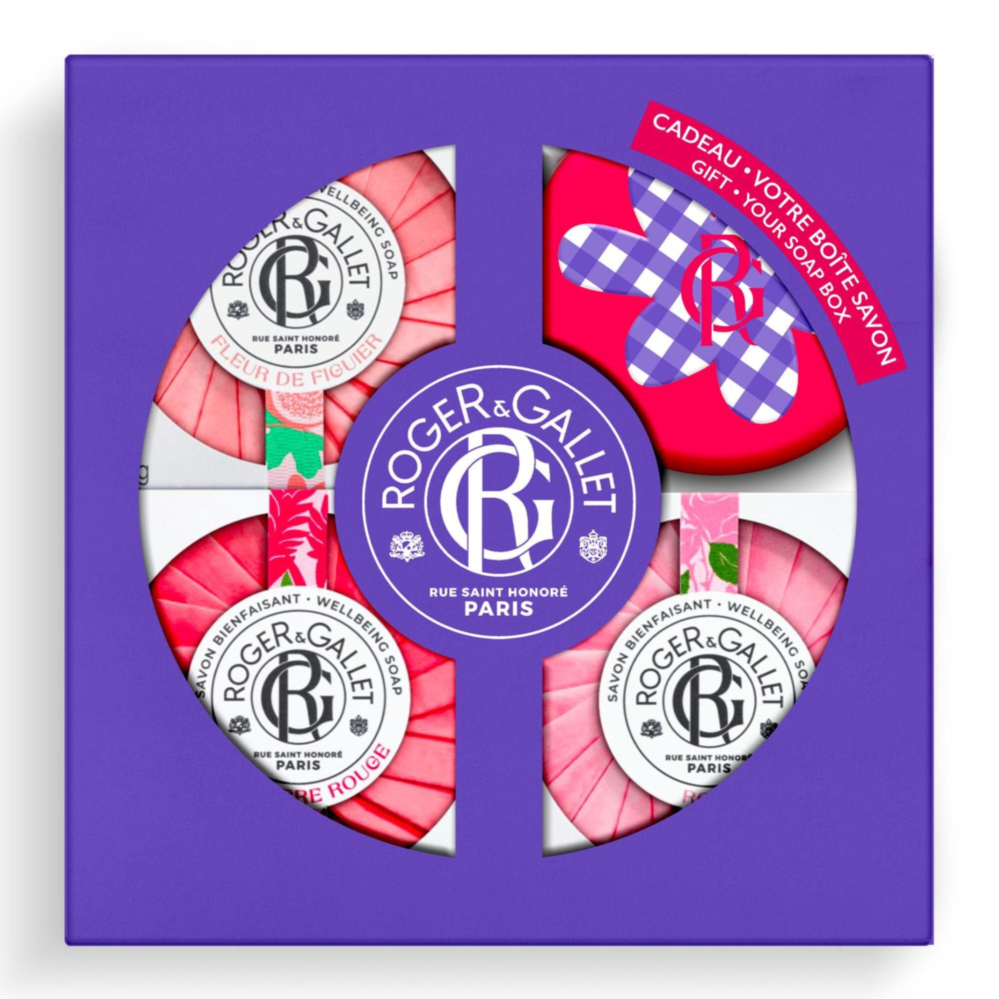 Roger & Gallet Coffret 3 Savons Bienfaisants Fleur de Figuier Gingembre - vue 2