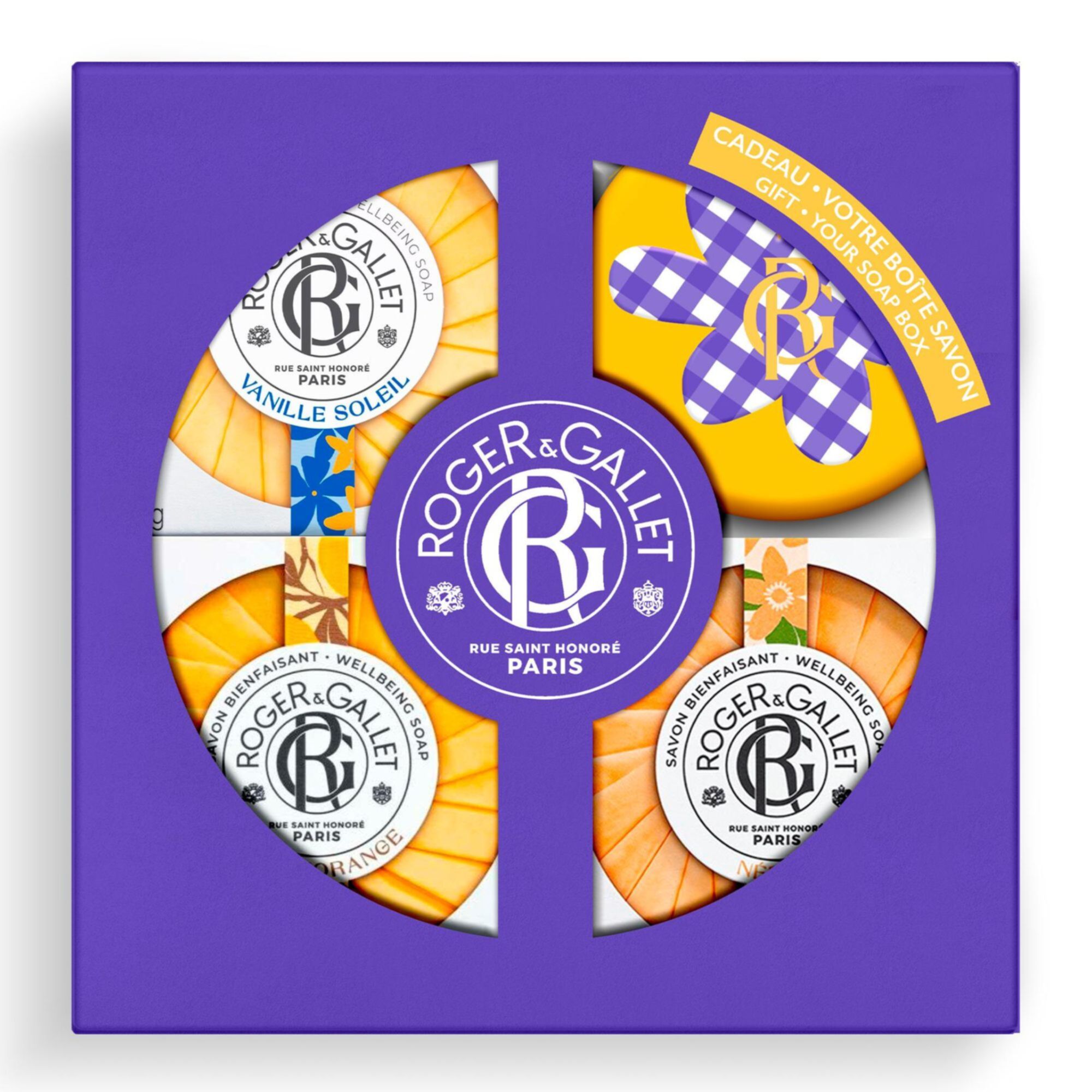 Roger & Gallet Coffret 3 Savons Bienfaisants – Vanille Soleil Néroli Bois d' - vue 2
