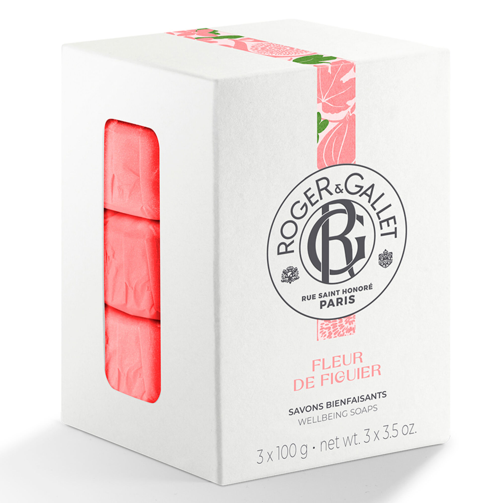 Roger & Gallet & Gallet - C Fleur De Figuier 3 Savons Bienfaisants