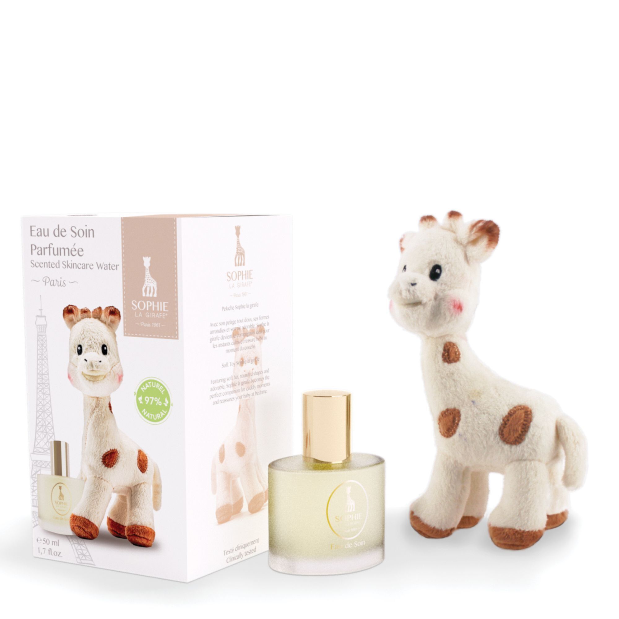 Sophie La Girafe - Coffret Eau De Soin Eau De Soin Parfumée 50ml & Peluche