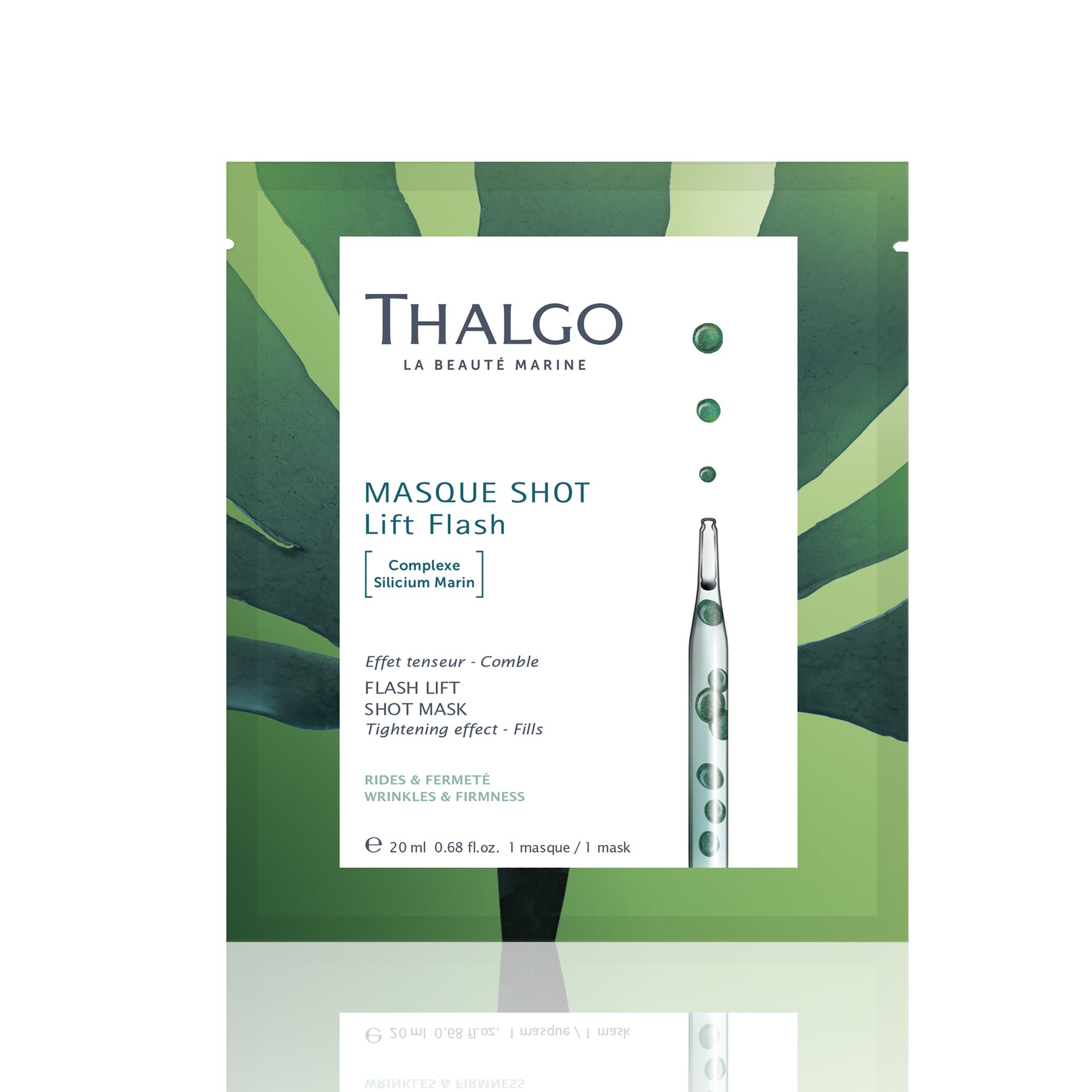 Thalgo - Masque Shot Lift Flash Effet Tenseur - Comble 1 Sachet 20ml